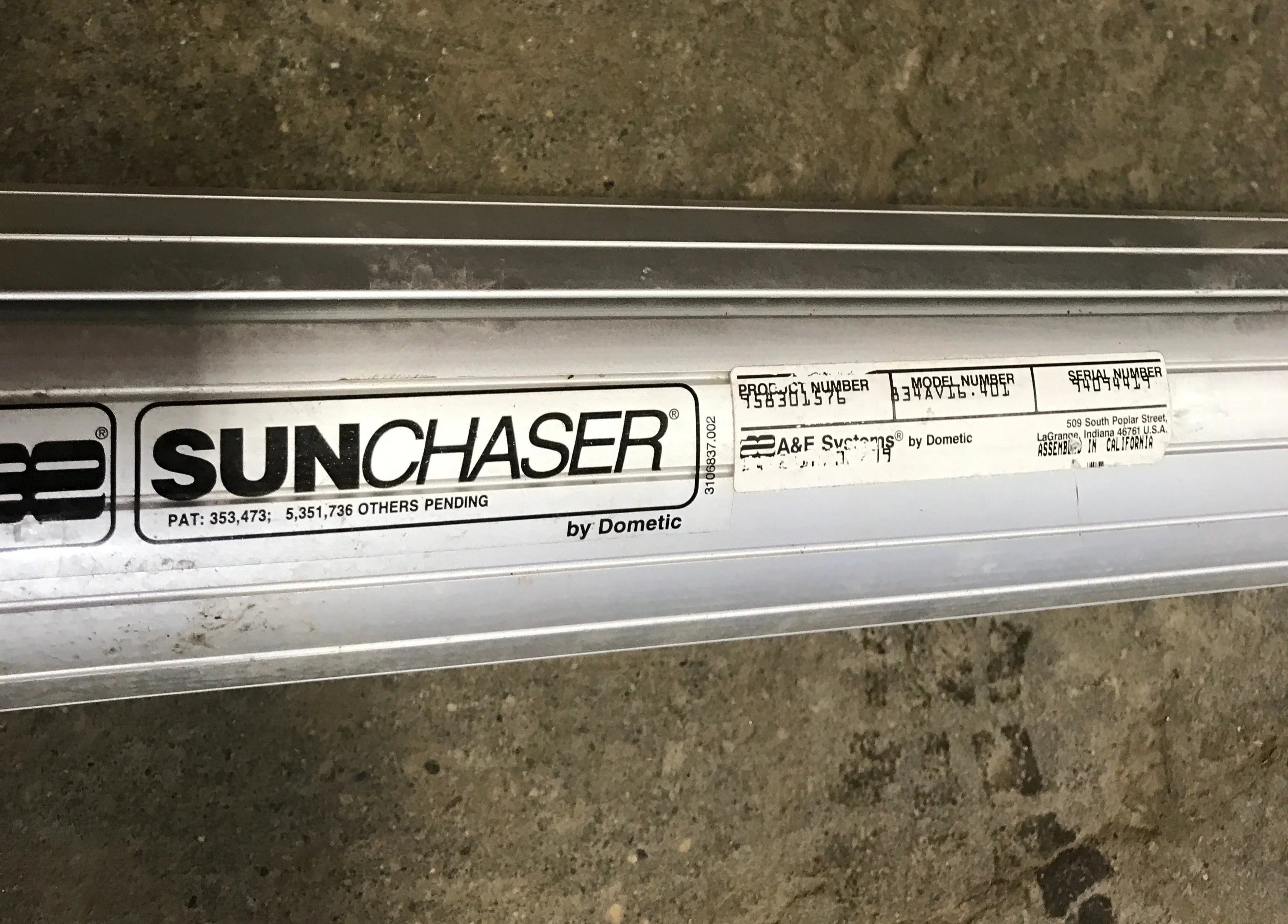 Used Dometic Awning Roller Tube 16' - Image 2