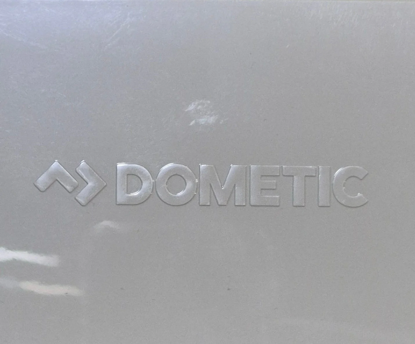 Used Dometic Champagne Air Intake Side Refrigerator Vent- NO FRAME - Image 2