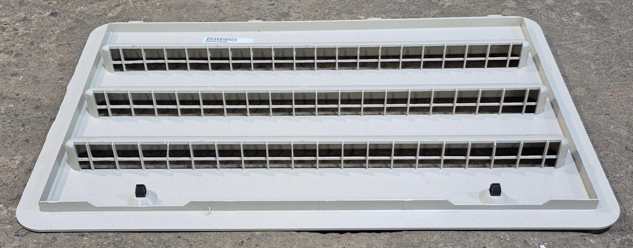 Used Dometic Champagne Air Intake Side Refrigerator Vent- NO FRAME - Image 5