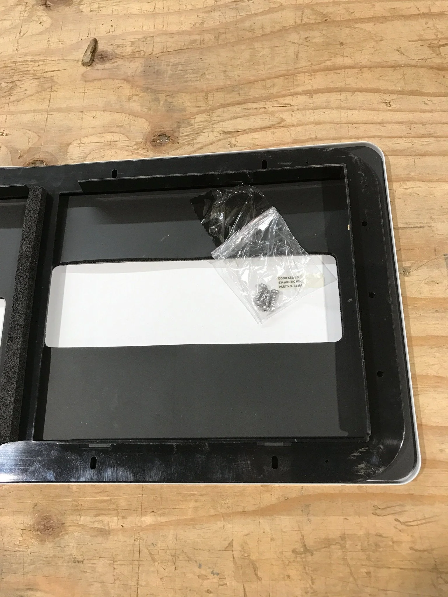 Used Dometic Mojave Exterior Furnace Access Door, Artic White - 33059 - Image 5