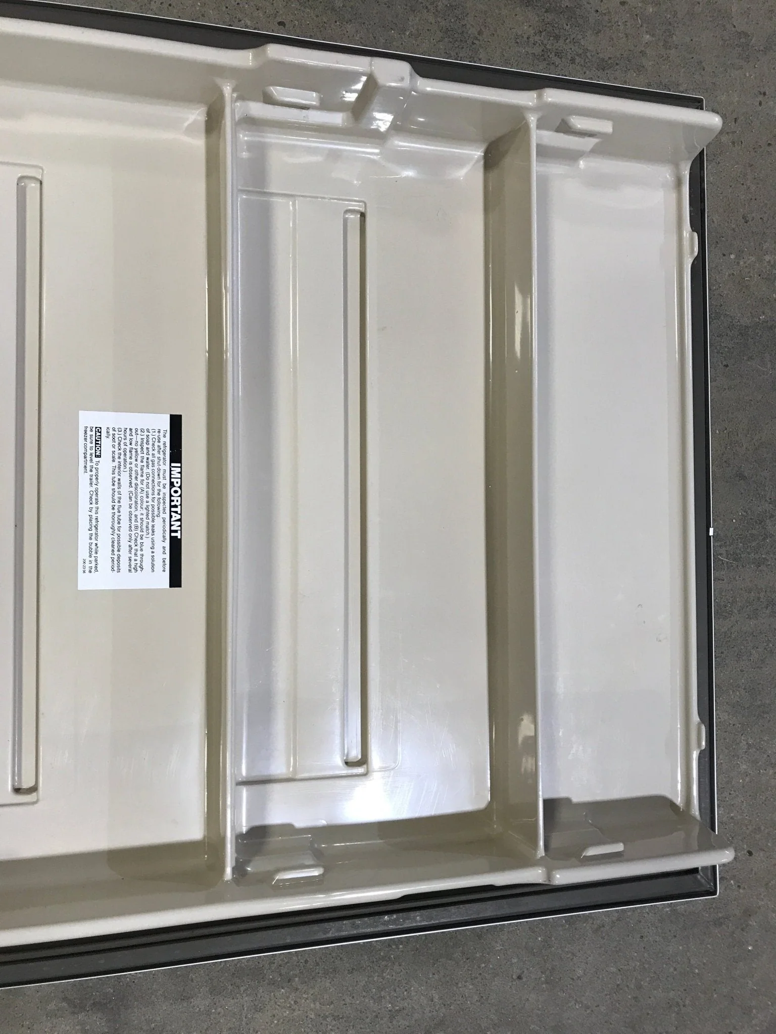 Used Dometic Refrigerator Door - 2930929142 - 24 3/8" W x 37" H - Image 4