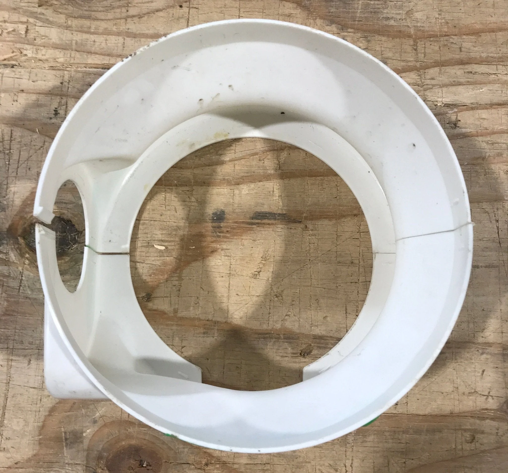 Used Dometic Toilet Base Cover, Short, White - 385310108 - Image 5