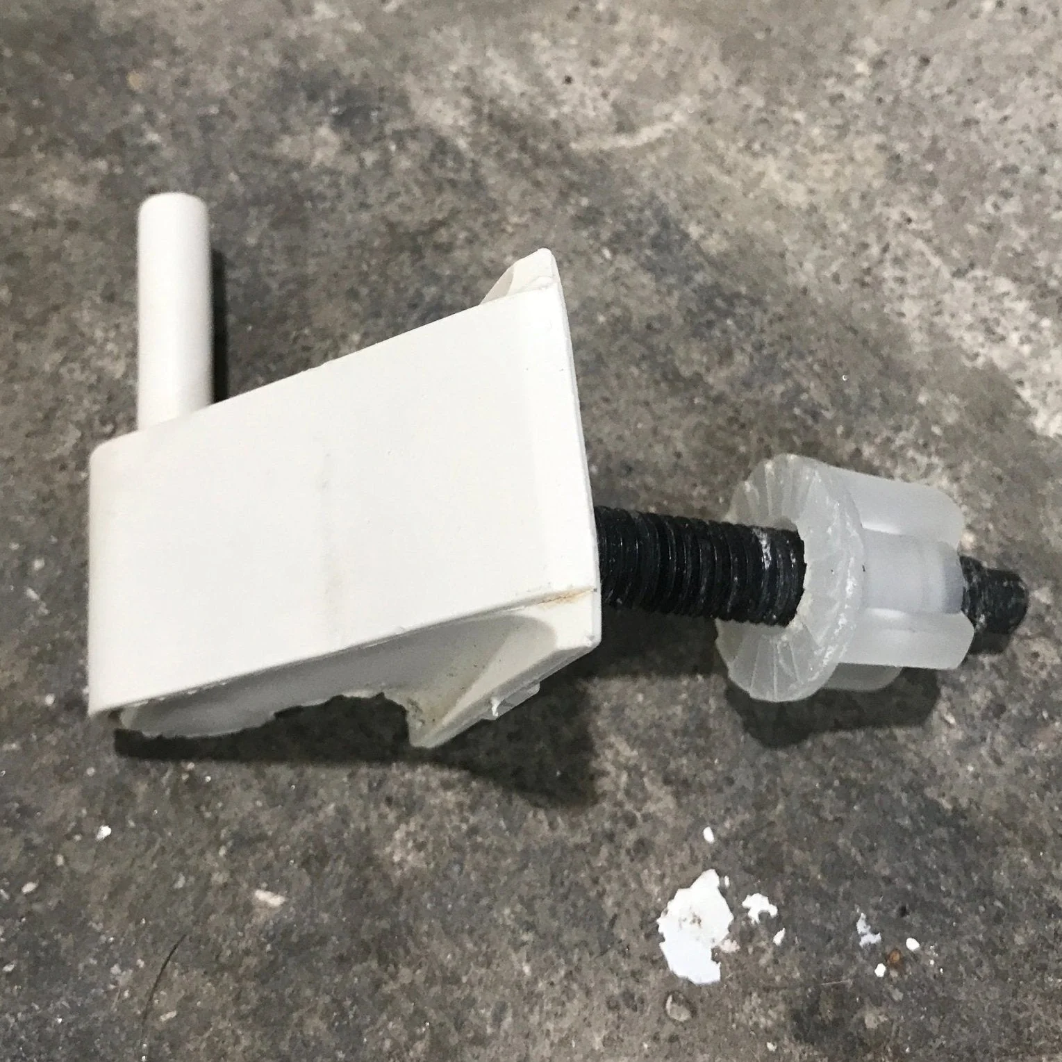 Used Dometic Toilet Seat Hinge Hardware - 341707