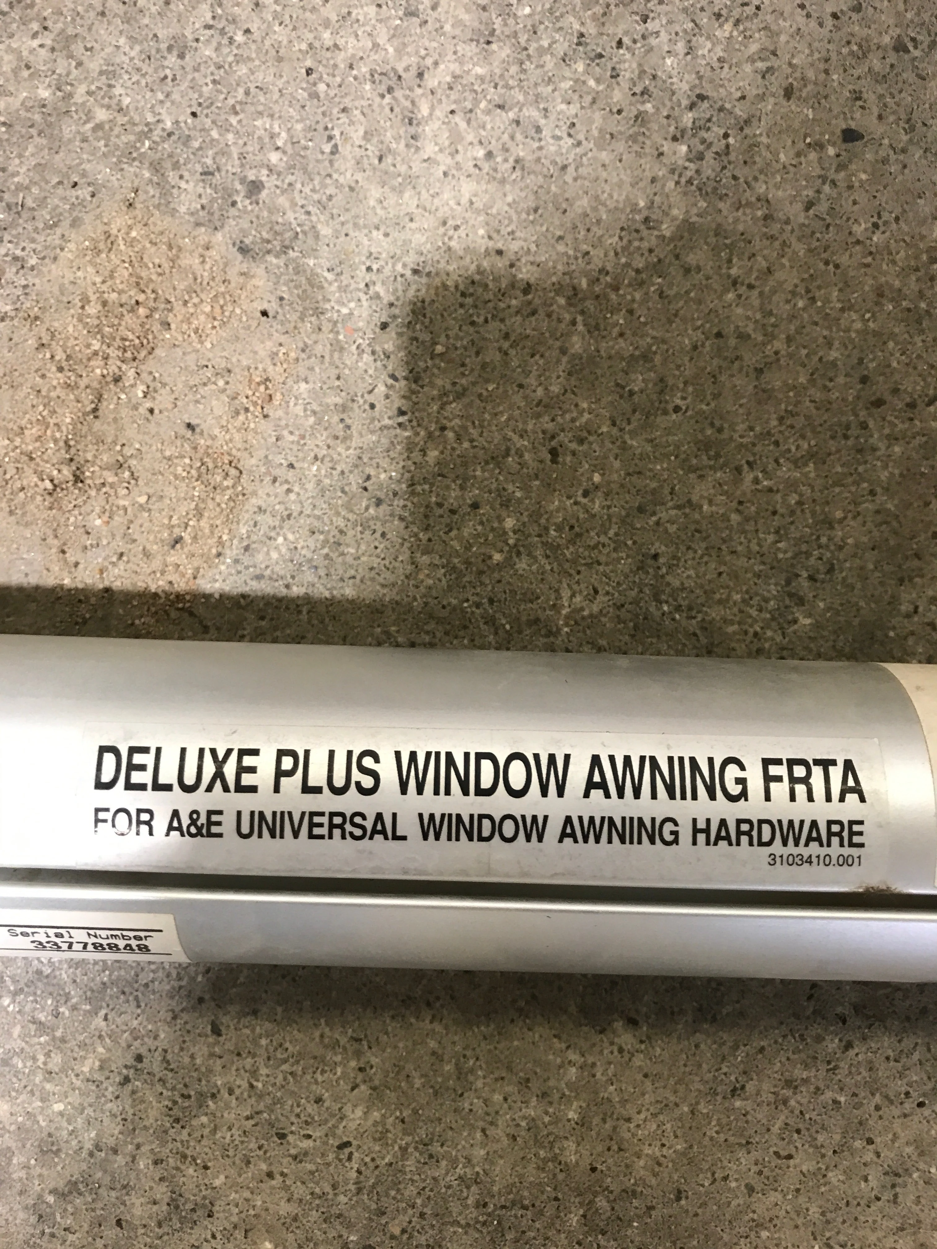 Used Dometic Window Awning Roller Tube 39 3/4" - Image 2