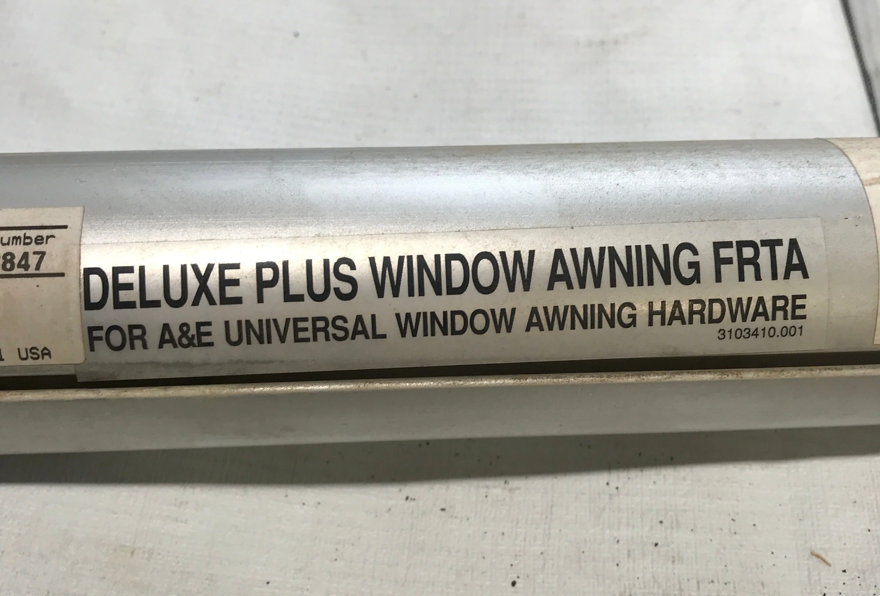 Used Dometic Window Awning Roller Tube 45 3/4" - Image 5