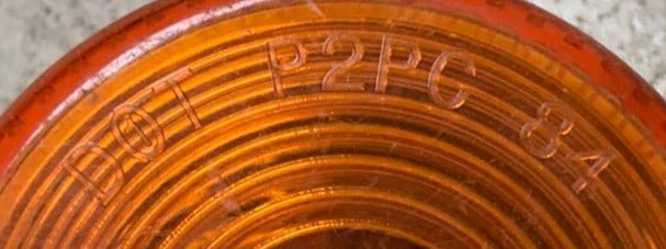 Used DOT P2PC 84 - PM 146 Replacement Marker Light - Amber - Image 2