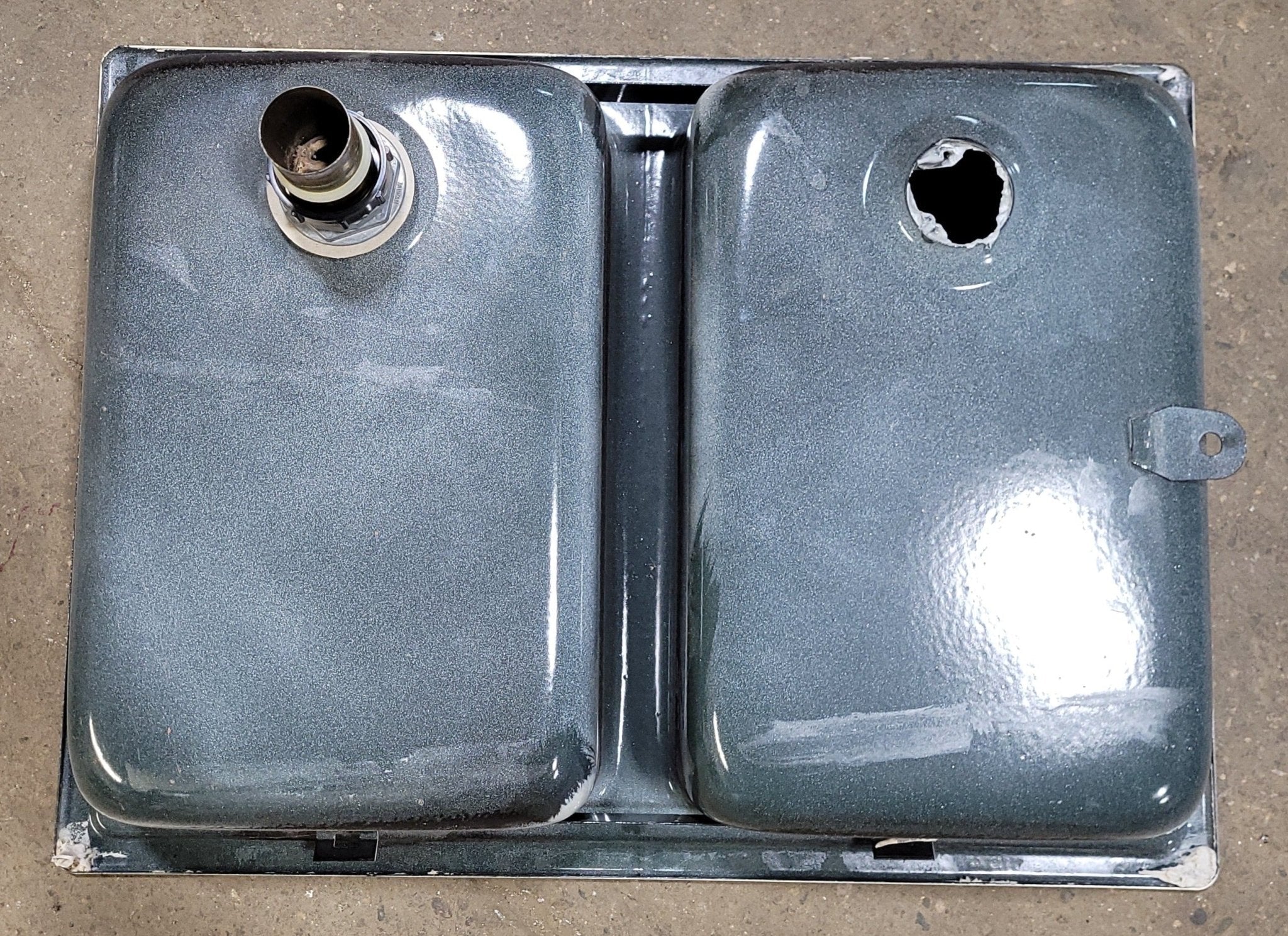 Used Double Kitchen Sink 24 1/2” W X 18” L - Image 4