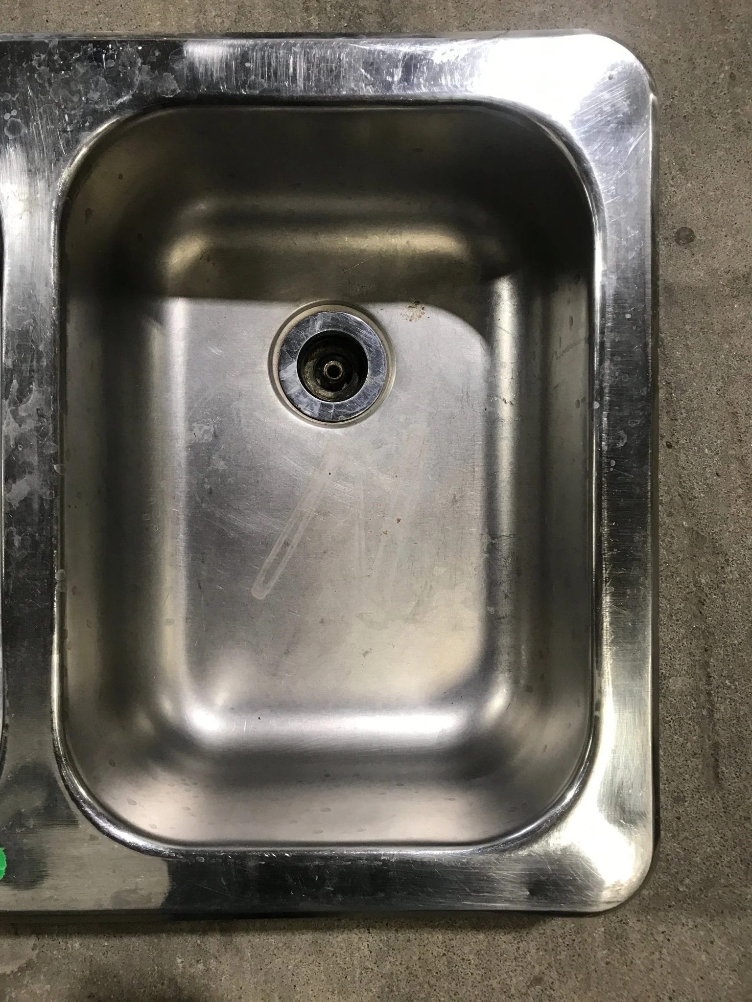Used Double Kitchen Sink 24” W X 17” L - Image 3