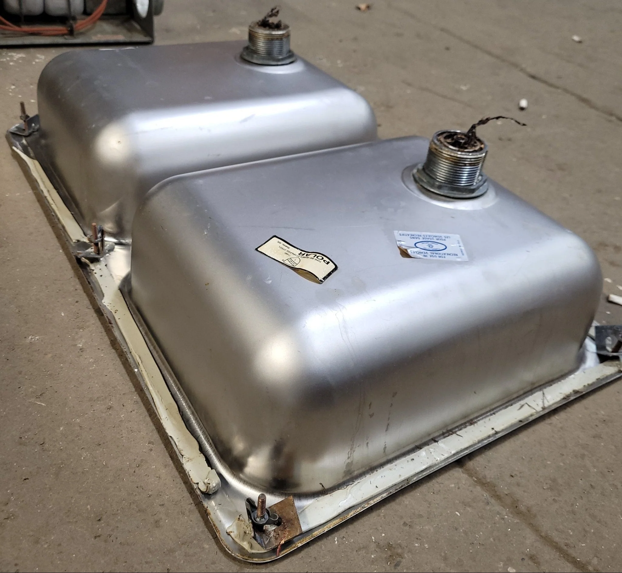 Used Double Kitchen Sink 25” W x 15 1/4” L - Image 4