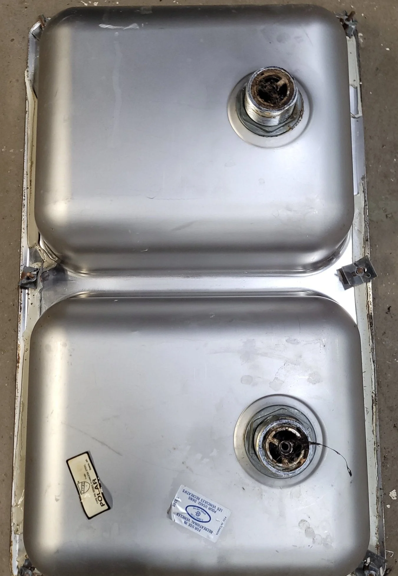 Used Double Kitchen Sink 25” W x 15 1/4” L - Image 6