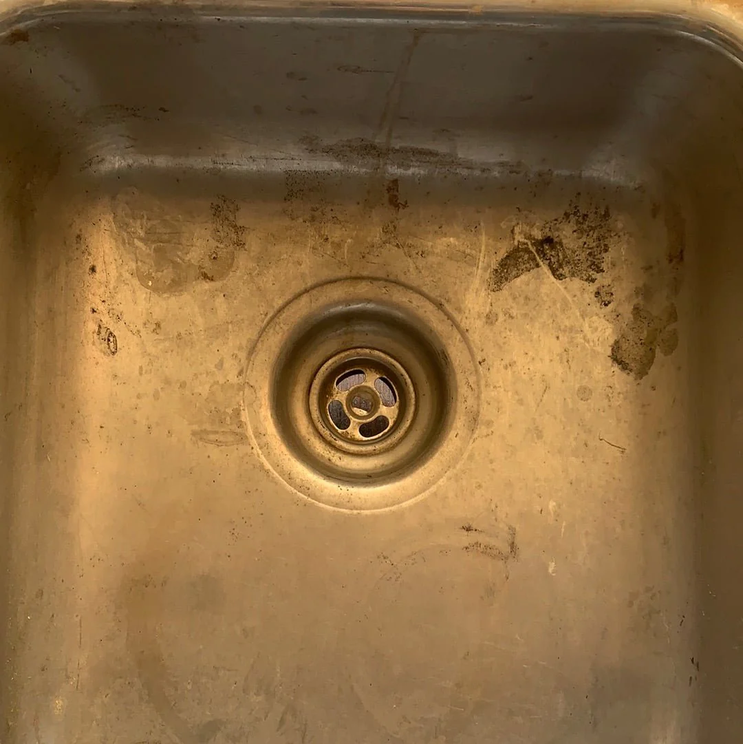 Used Double Kitchen Sink 26 3/4” w x 16” L - Image 3