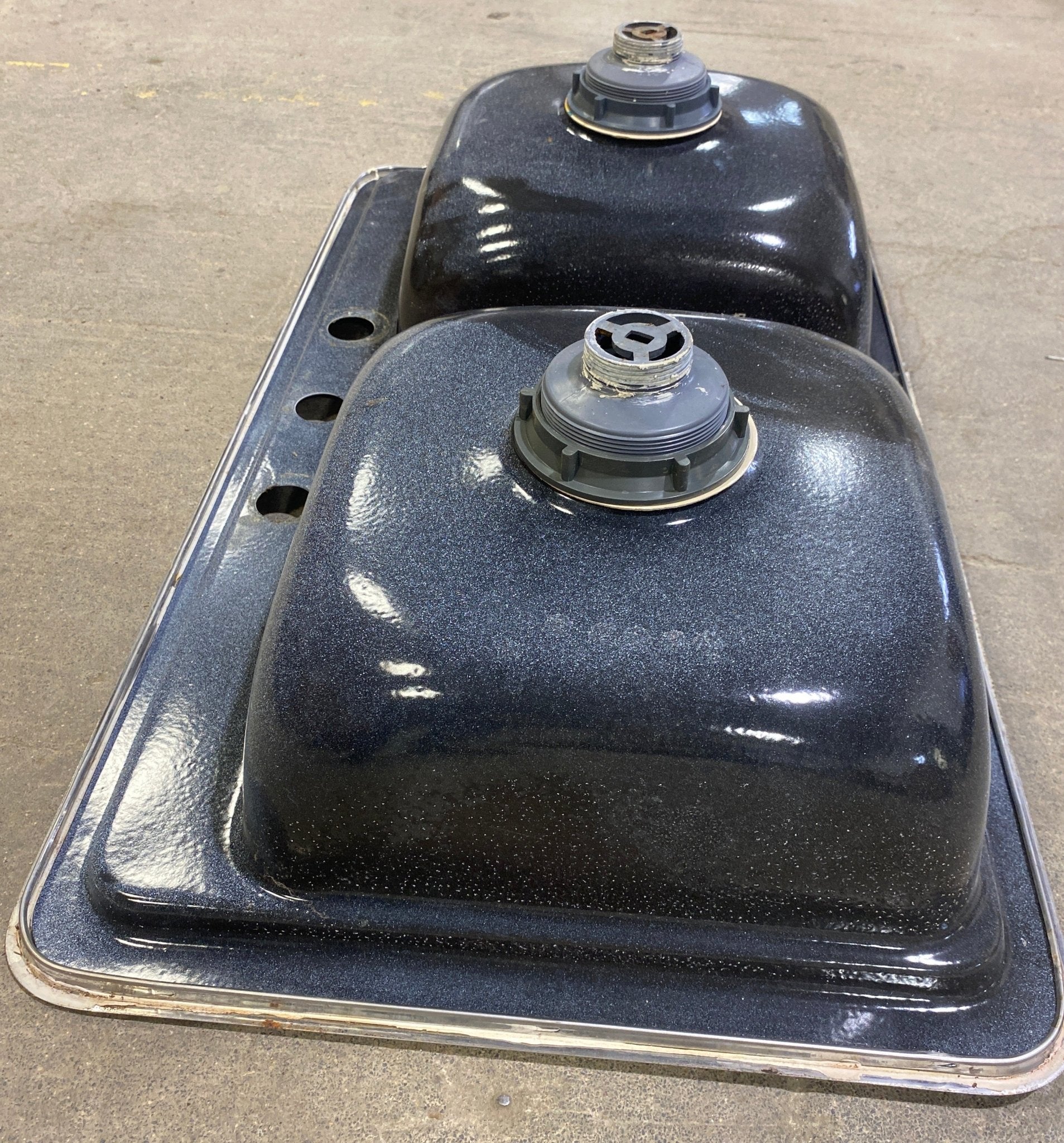 Used Double Kitchen Sink 33” W x 19” L - Image 4