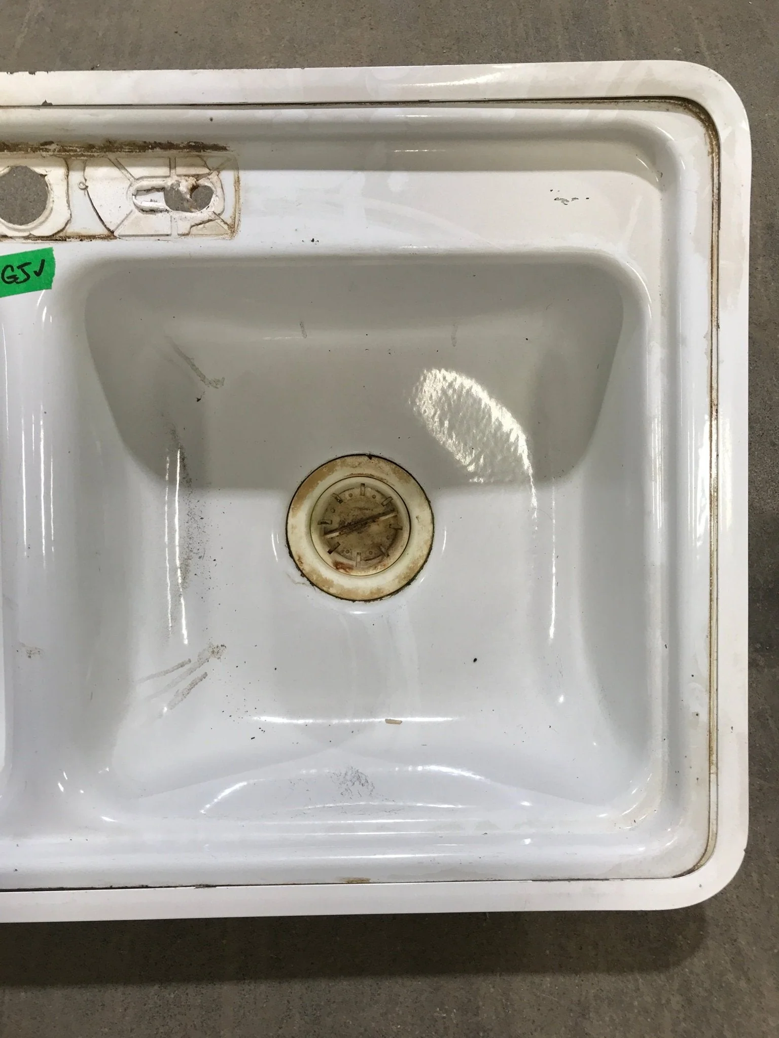 Used Double Kitchen Sink 33” W x 19” L - Image 3