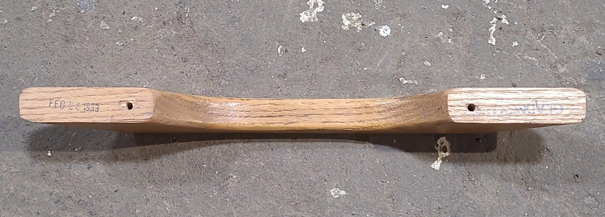 Used Entry Door Handle 13 3/8"- wooden - Image 3