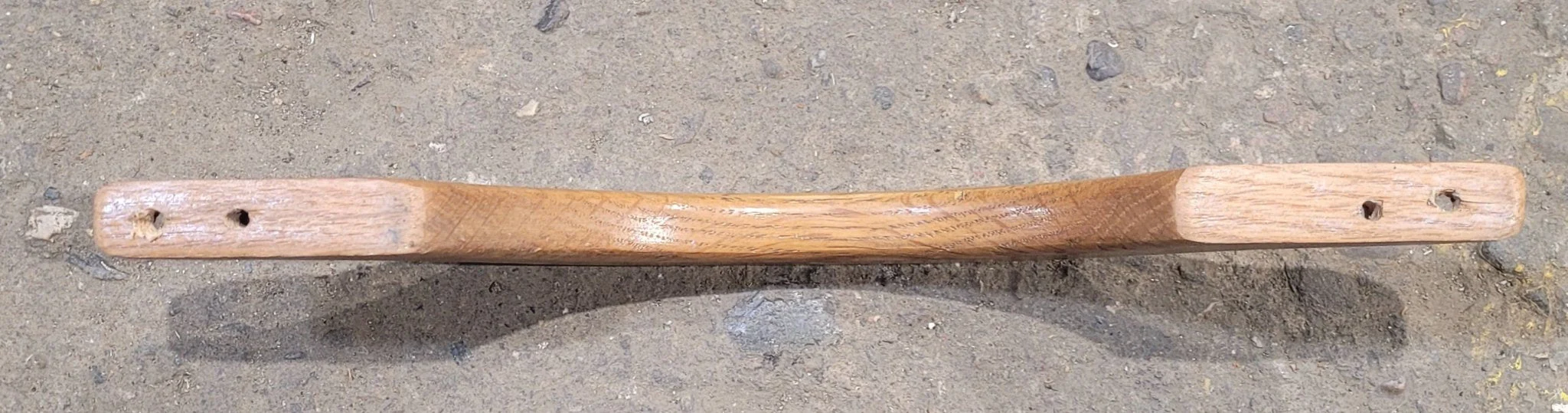 Used Entry Door Handle 13 5/8"- wooden - Image 3