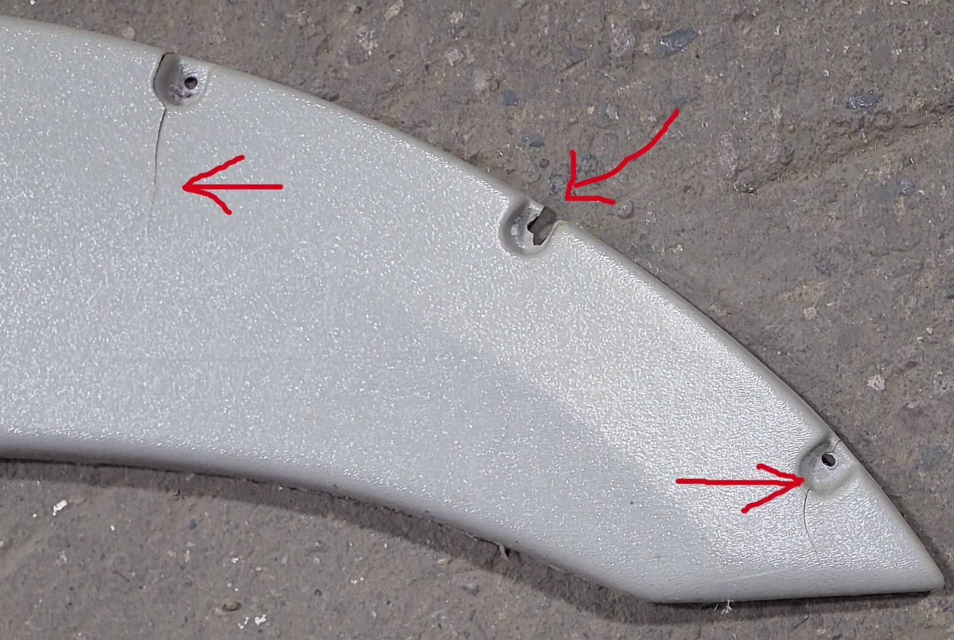 Used Fender Skirt 75 1/8" X 9 3/4" - Image 7