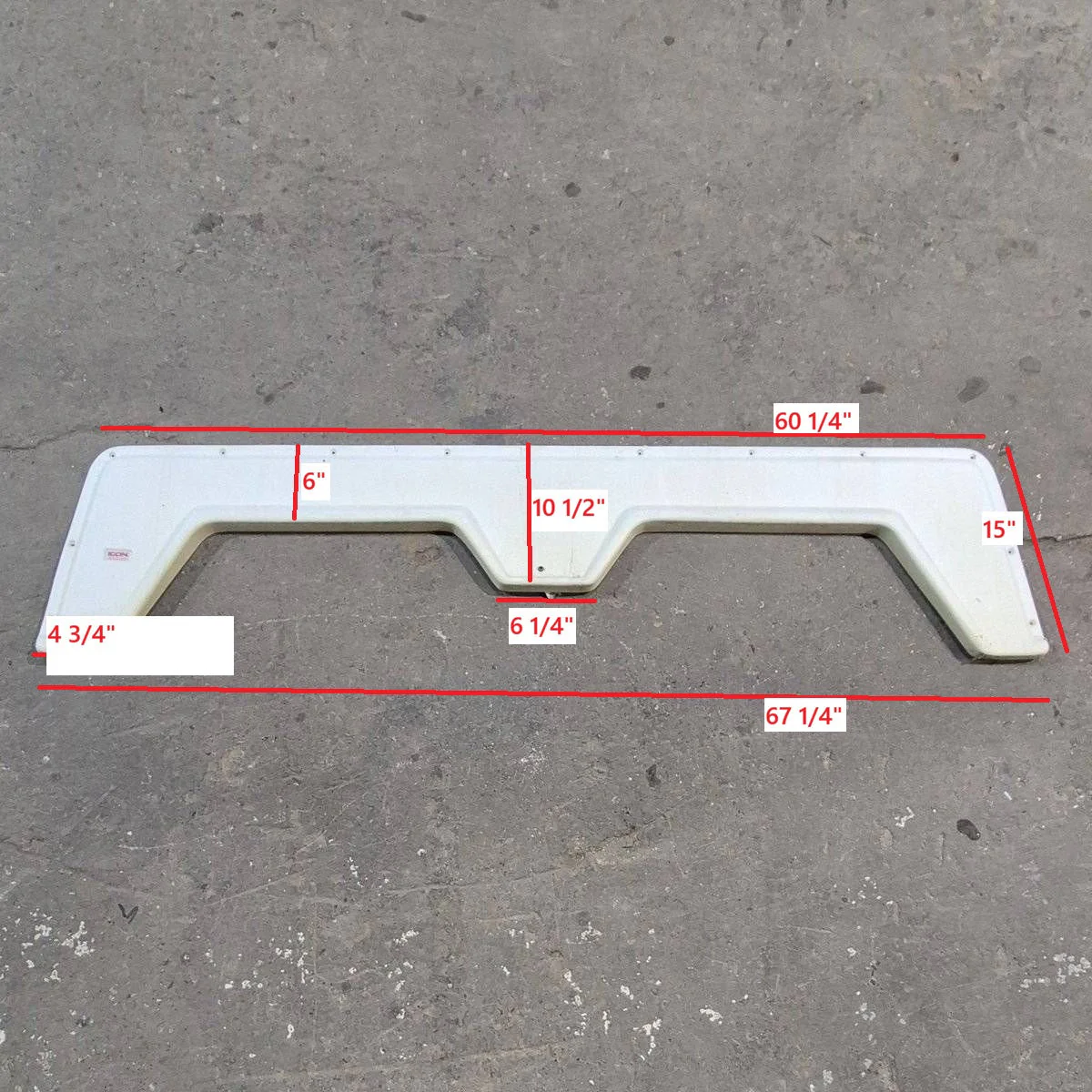 Used Fender Skirt - 67.25" x 15"