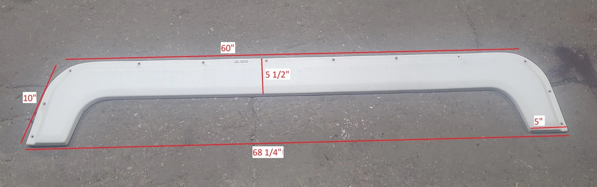 Used Fender Skirt 68 1/4" X 10"