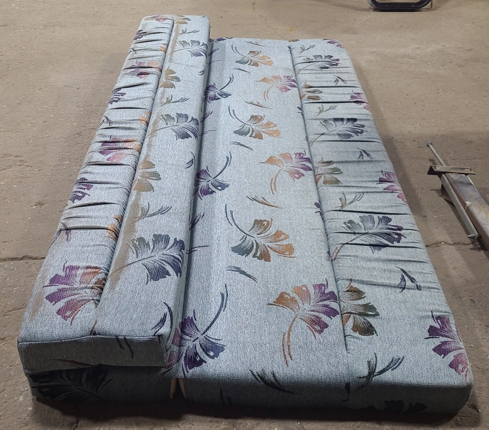 Used Folding Bunk Mattress 82" x 54" x 4" D - Image 5