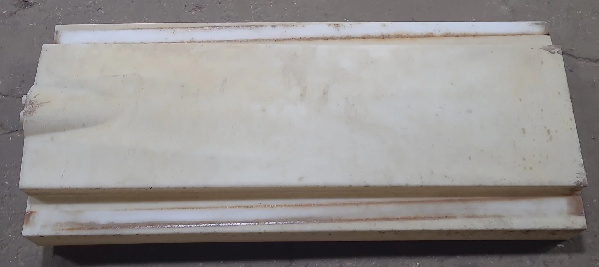 Used Fresh Water Tank 10 1/4" H x 24 1/2" W x 57 1/4” L