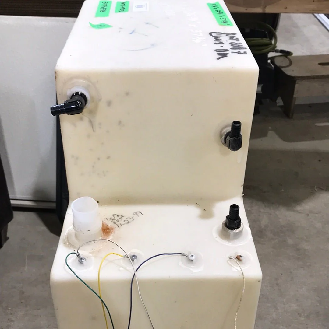 Used Fresh Water Tank 10 1/4” x 20 3/4” x 37 3/4" - Image 3