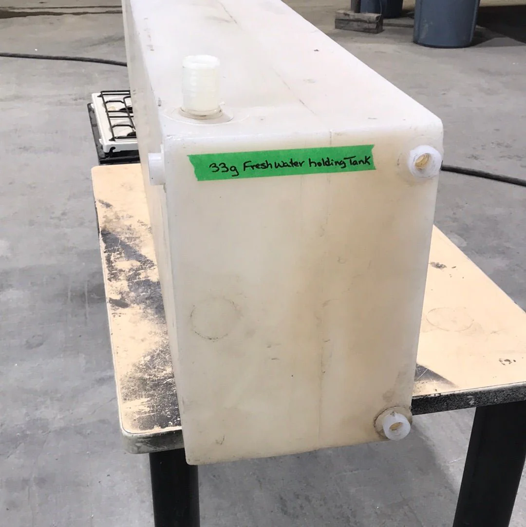 Used Fresh Water Tank 10" H x 14 1/2" W x 71” L - 33G/150L TANK - Image 2