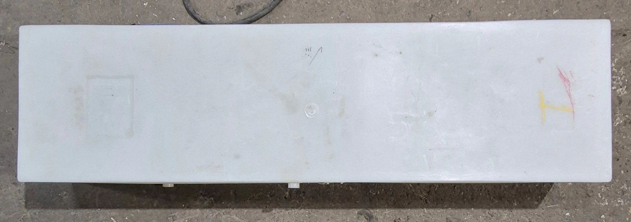Used Fresh Water Tank 10" H x 15 1/2" W x 58” L