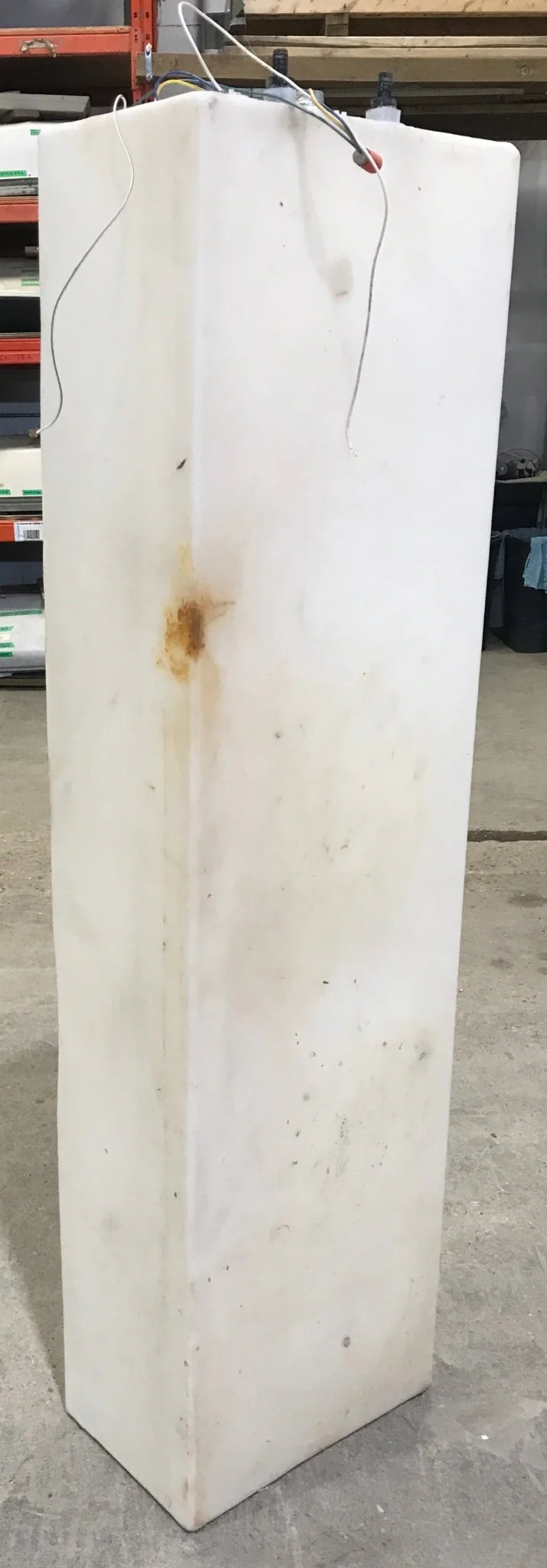 Used Fresh Water Tank 10" H x 16" W x 58” L
