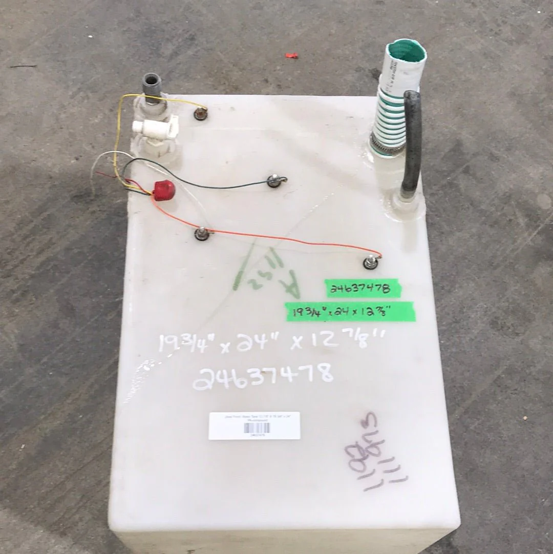 Used Fresh Water Tank 12 7/8” X 19 3/4” x 24” - Image 3