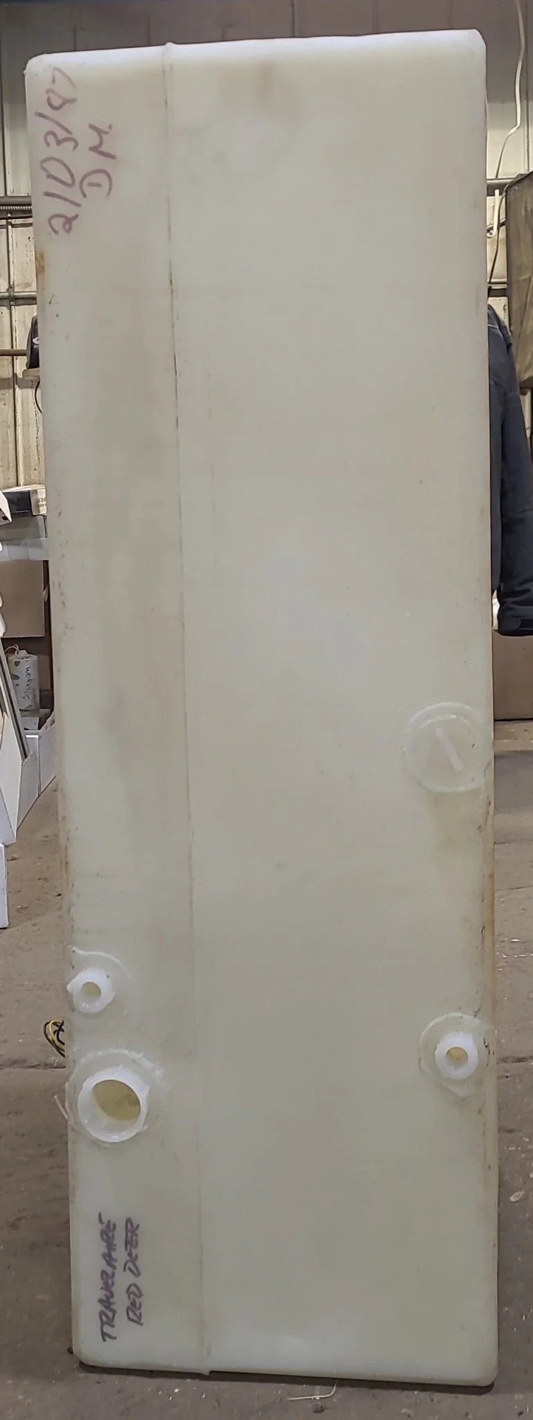 Used Fresh Water Tank 12” H x 16” W x 35 3/4” L - Image 2