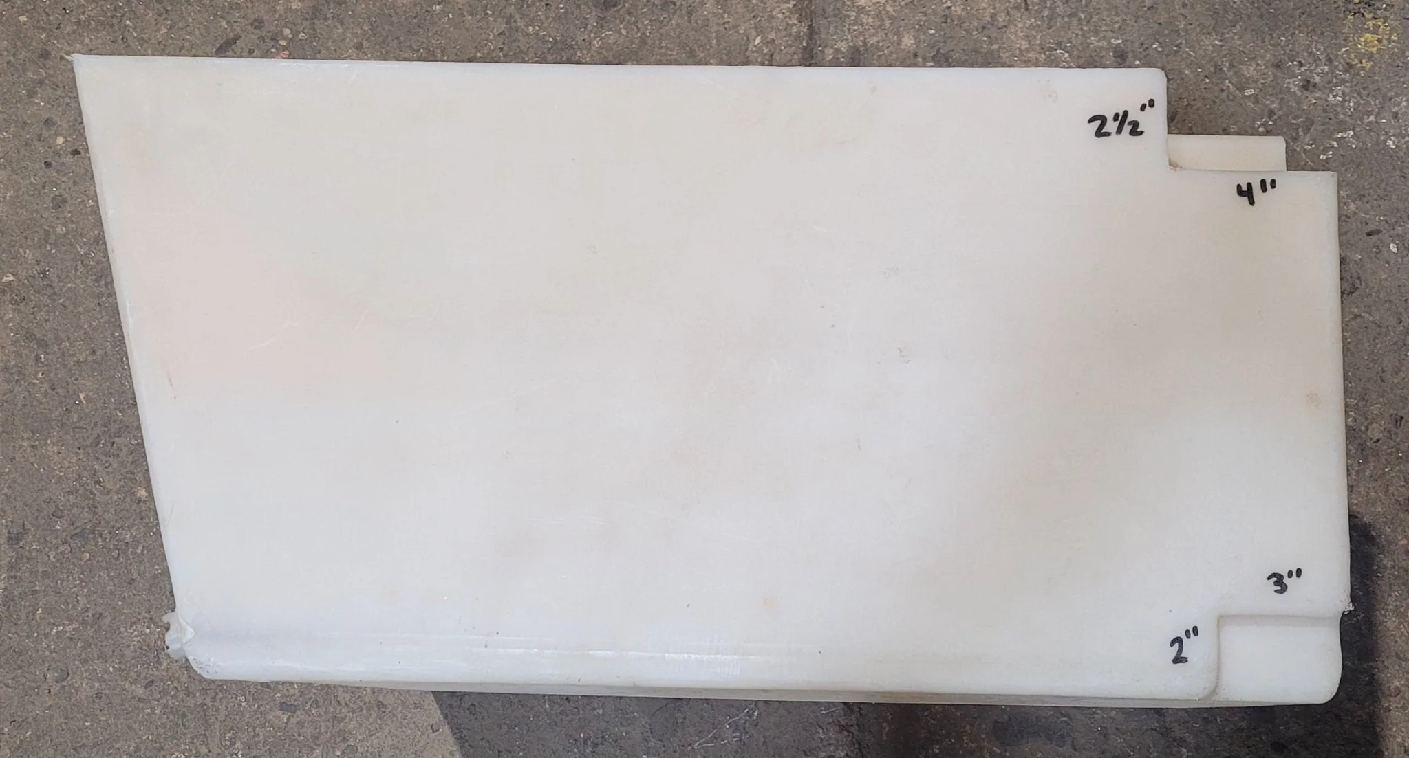 Used Fresh Water Tank 15 3/4 H x 22 1/4" W x 31 1/4” L