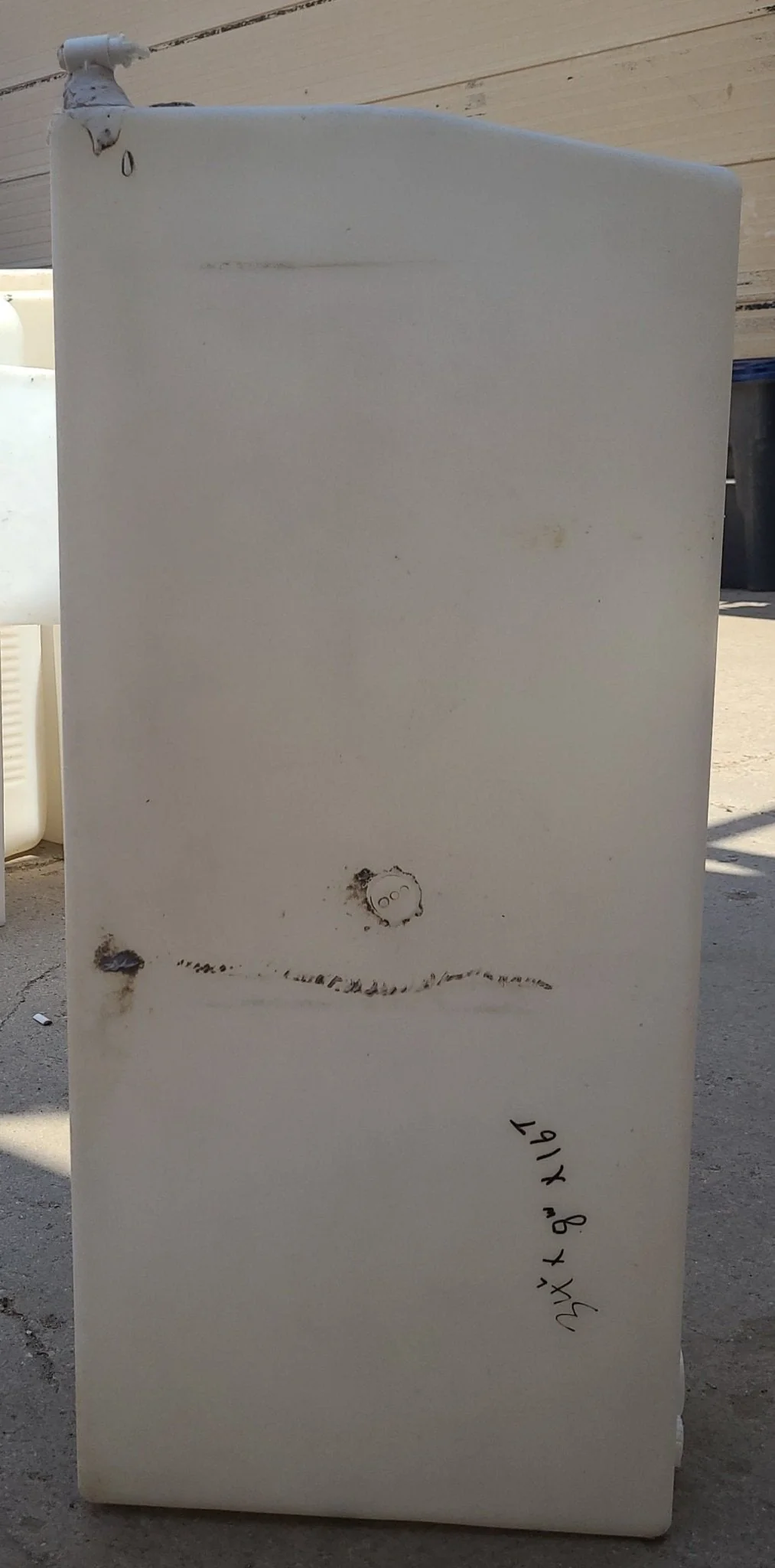 Used Fresh Water Tank 8" H x 15 1/4" W x 34 1/4” L - Image 2