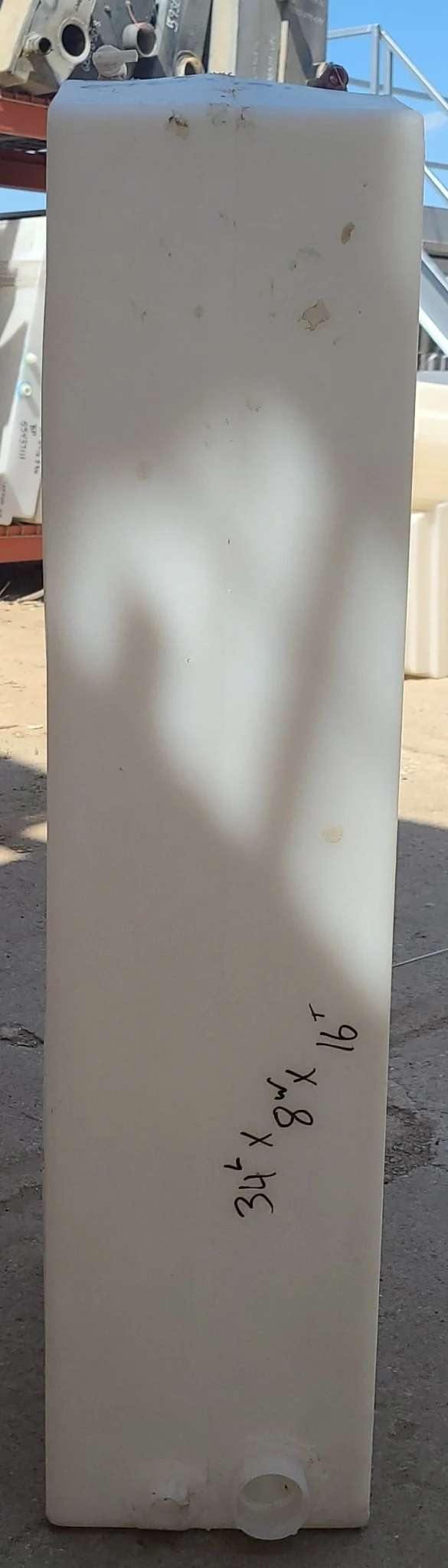 Used Fresh Water Tank 8" H x 15 1/4" W x 34 1/4” L - Image 3