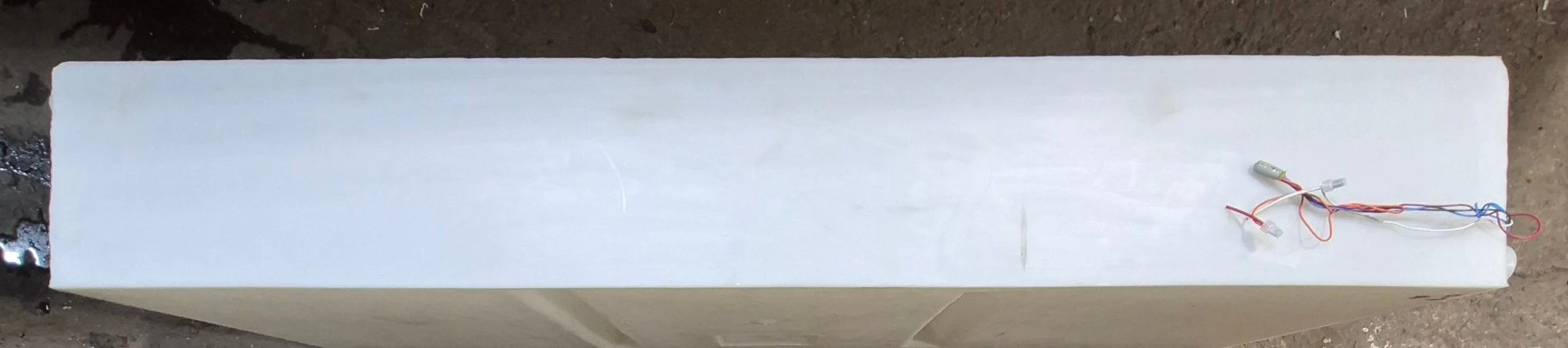 Used Fresh Water Tank 9" H x 23 3/4" W x 58” L