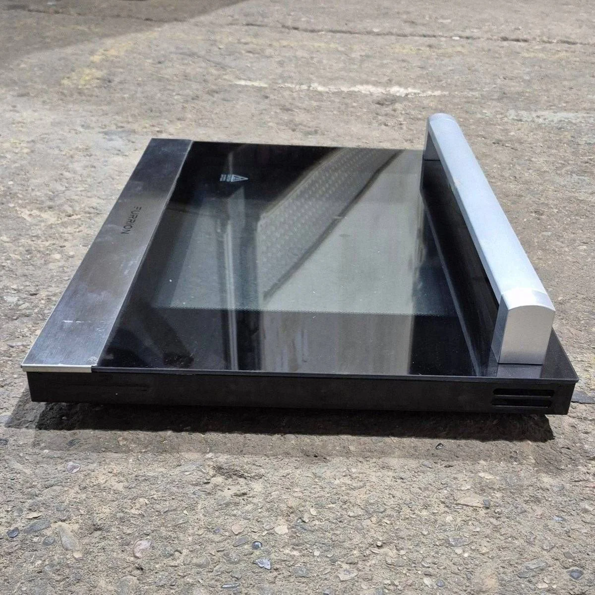 Used Furrion Oven Door , Black Glass Panel W/ Stainless Steel Trim & Handle - 21.375" x 15.75" x 3.875" - Image 3