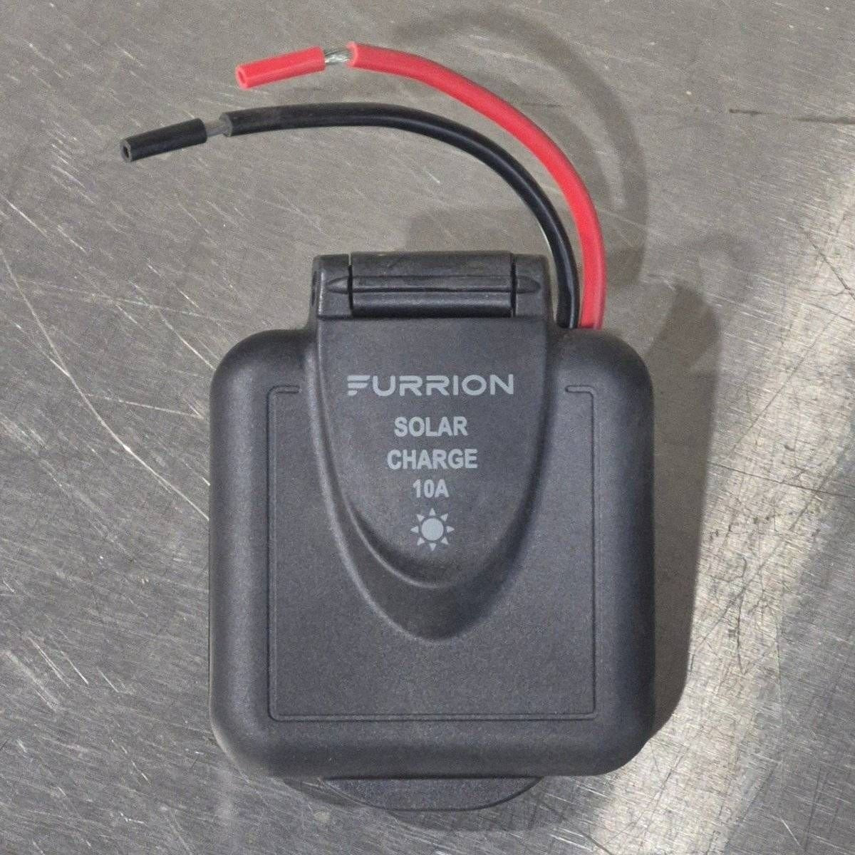 Used Furrion Solar Port Inlet, Black - FSPINS-PB