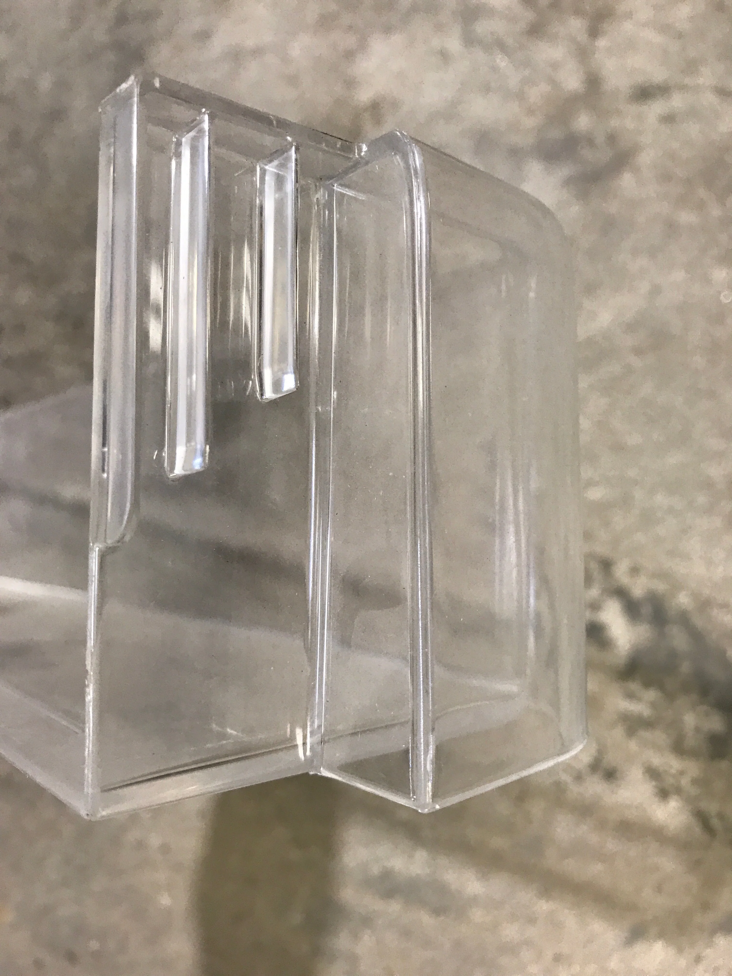 Used G&E Appliance Fridge Bottom Door Bin (CLEAR) - WR71X32547 - Image 4