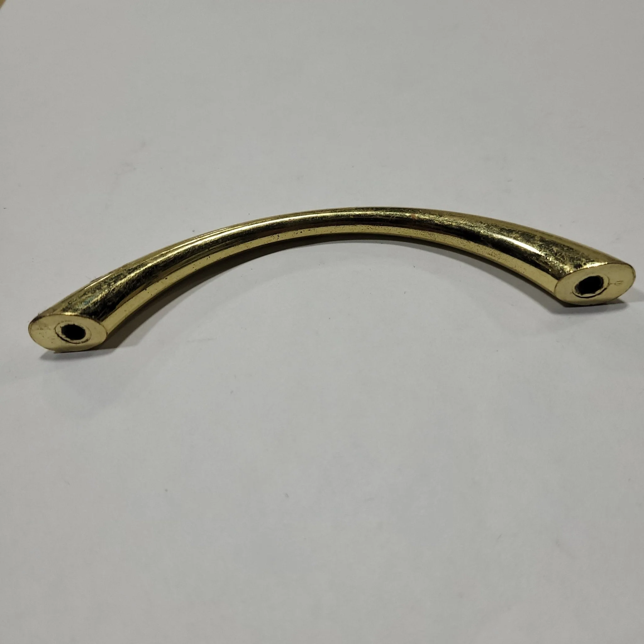 Used Gold Cabinet Handle 3 3/4" Hole Spacing - Image 3