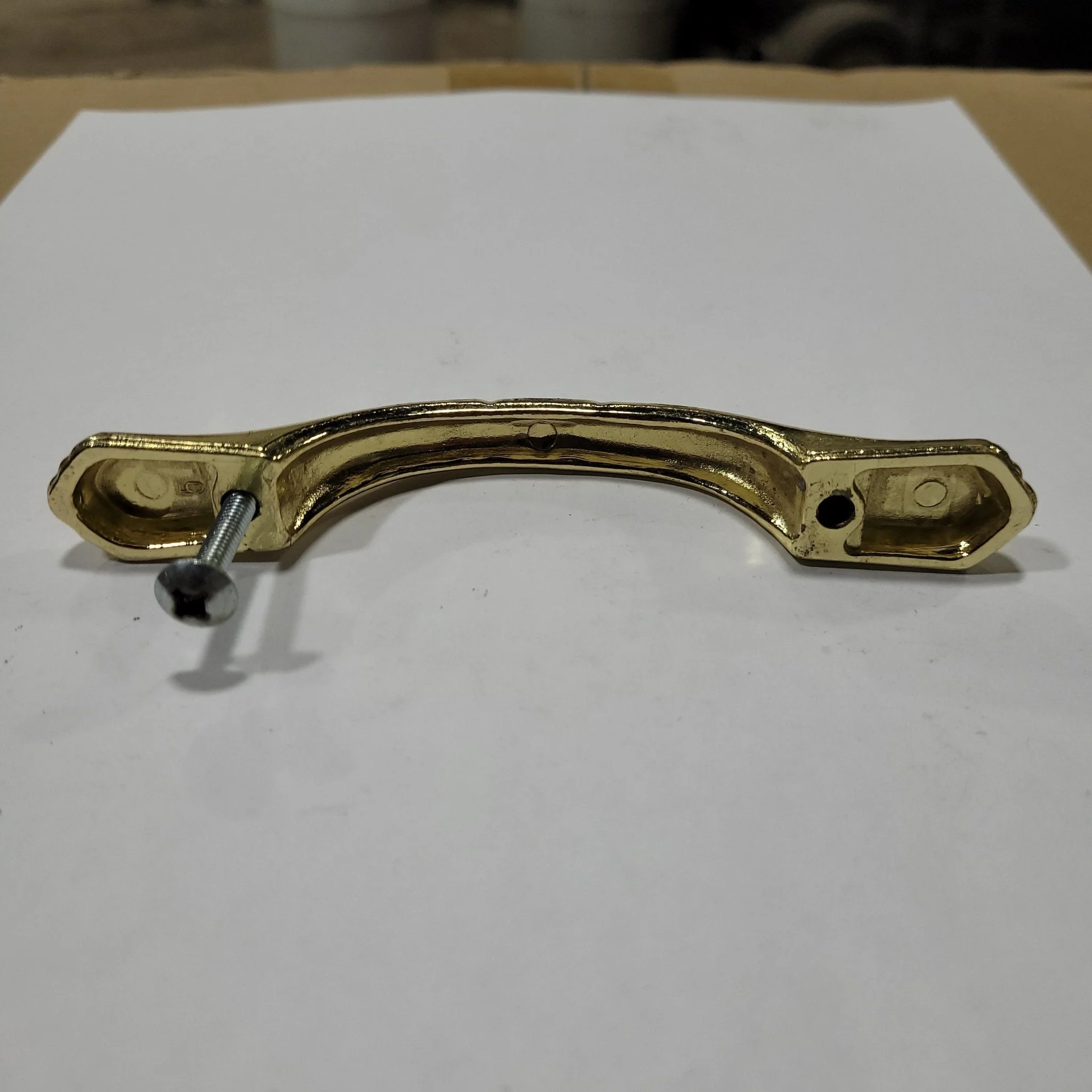Used Gold Cabinet Handle 3" Hole Spacing - Image 3