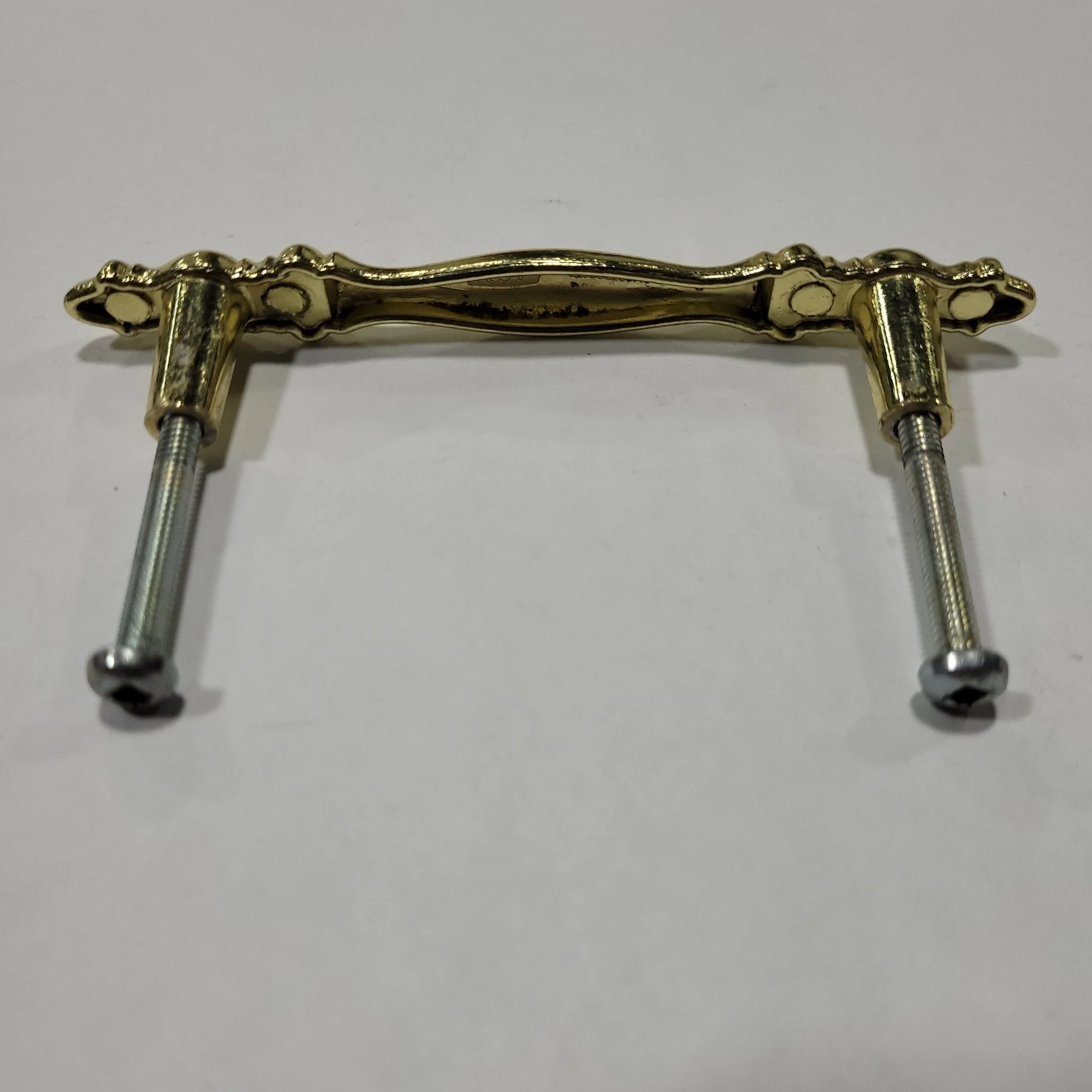 Used Gold Cabinet Handle With 3" Hole Spacing - Image 3