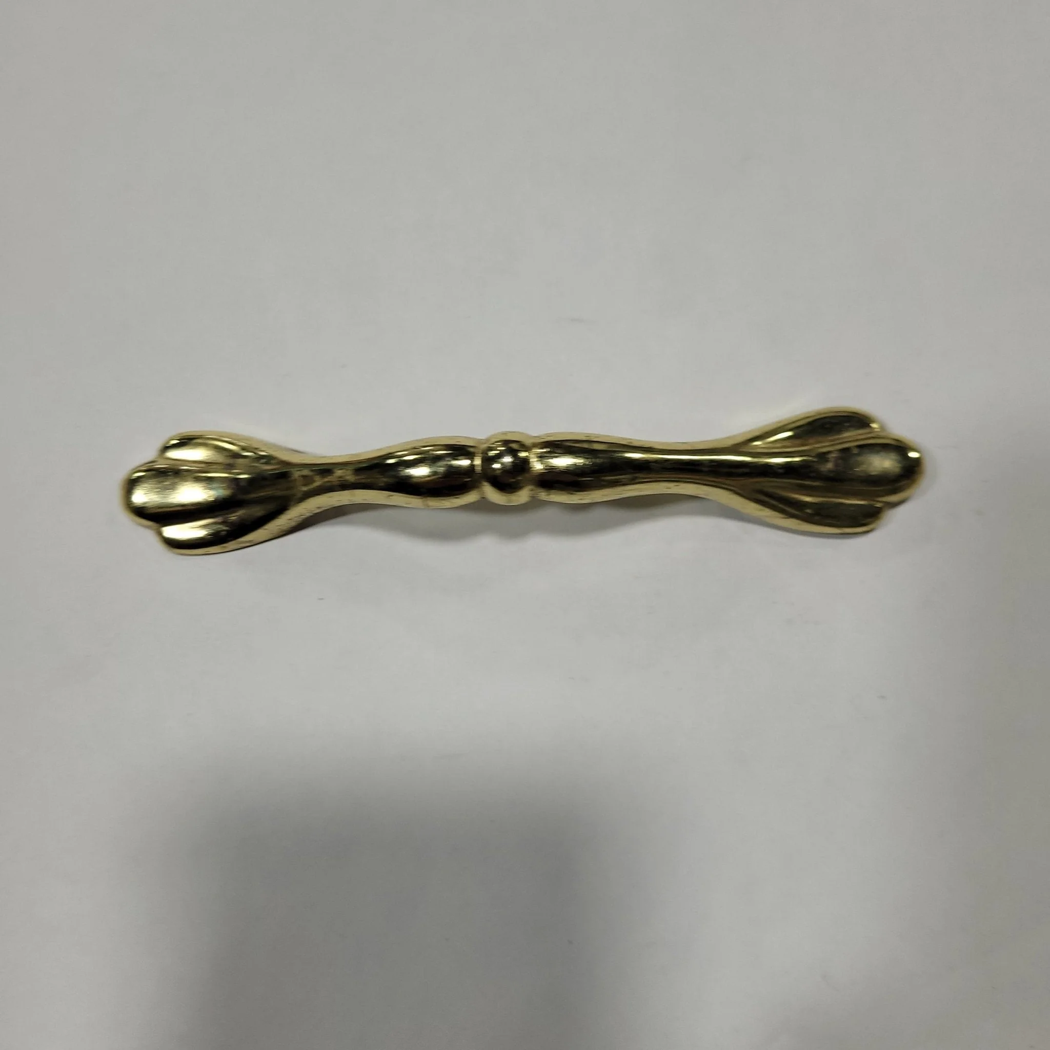 Used Gold Cabinet Handle With 3" Hole Spacing