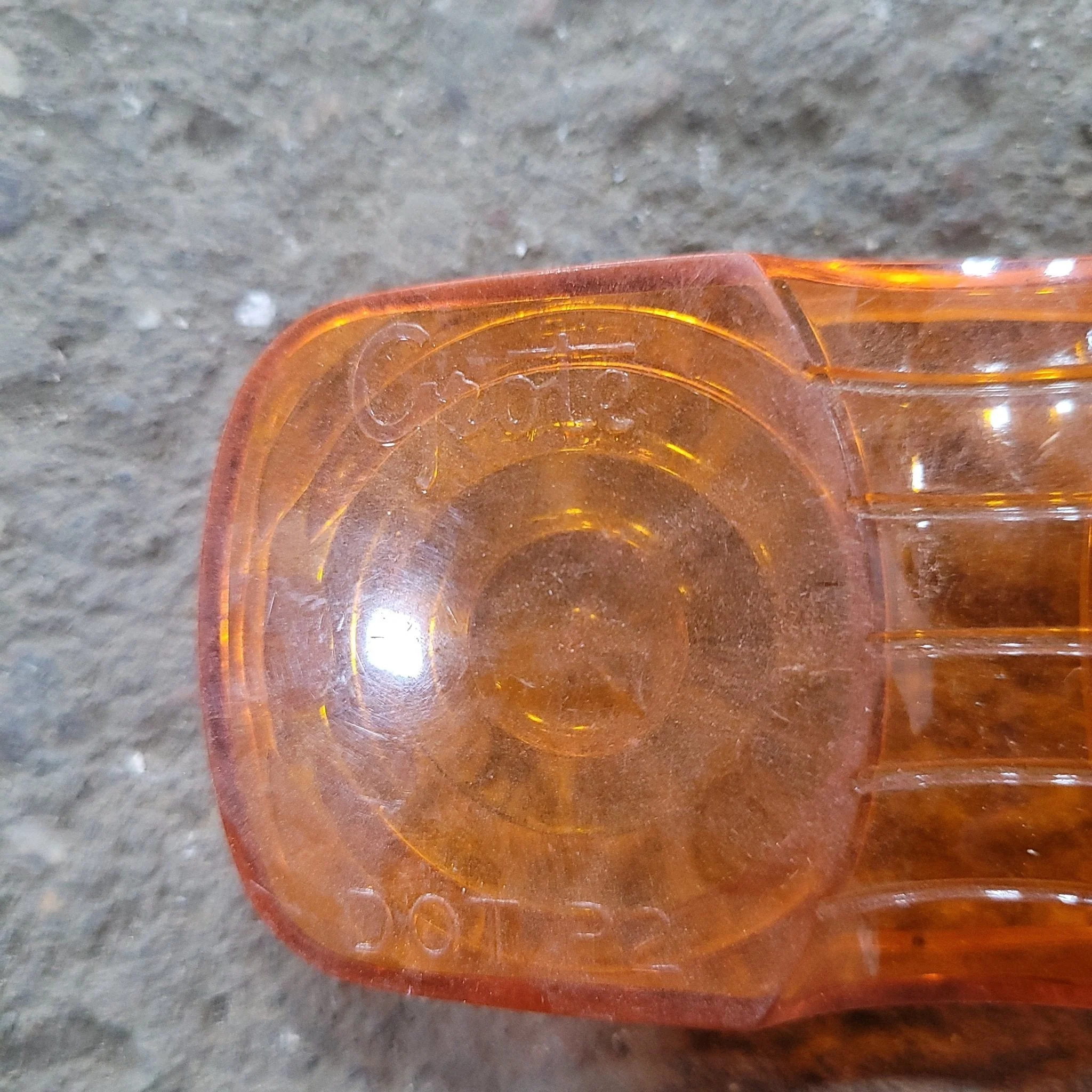 Used GROTE 9196 DOT P2 PC Replacement Lens for Marker Light - Amber - Image 3