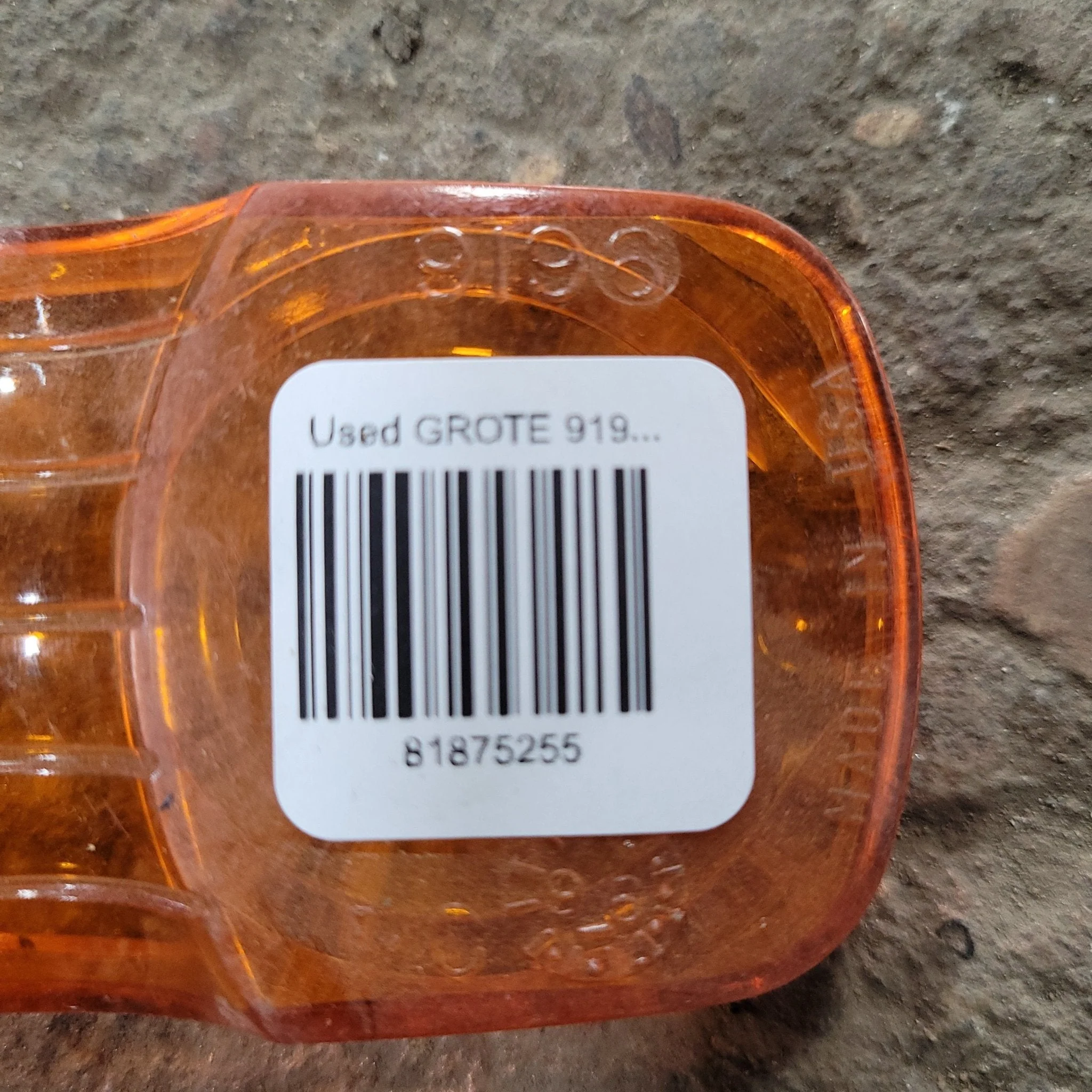 Used GROTE 9196 DOT P2 PC Replacement Lens for Marker Light - Amber - Image 4