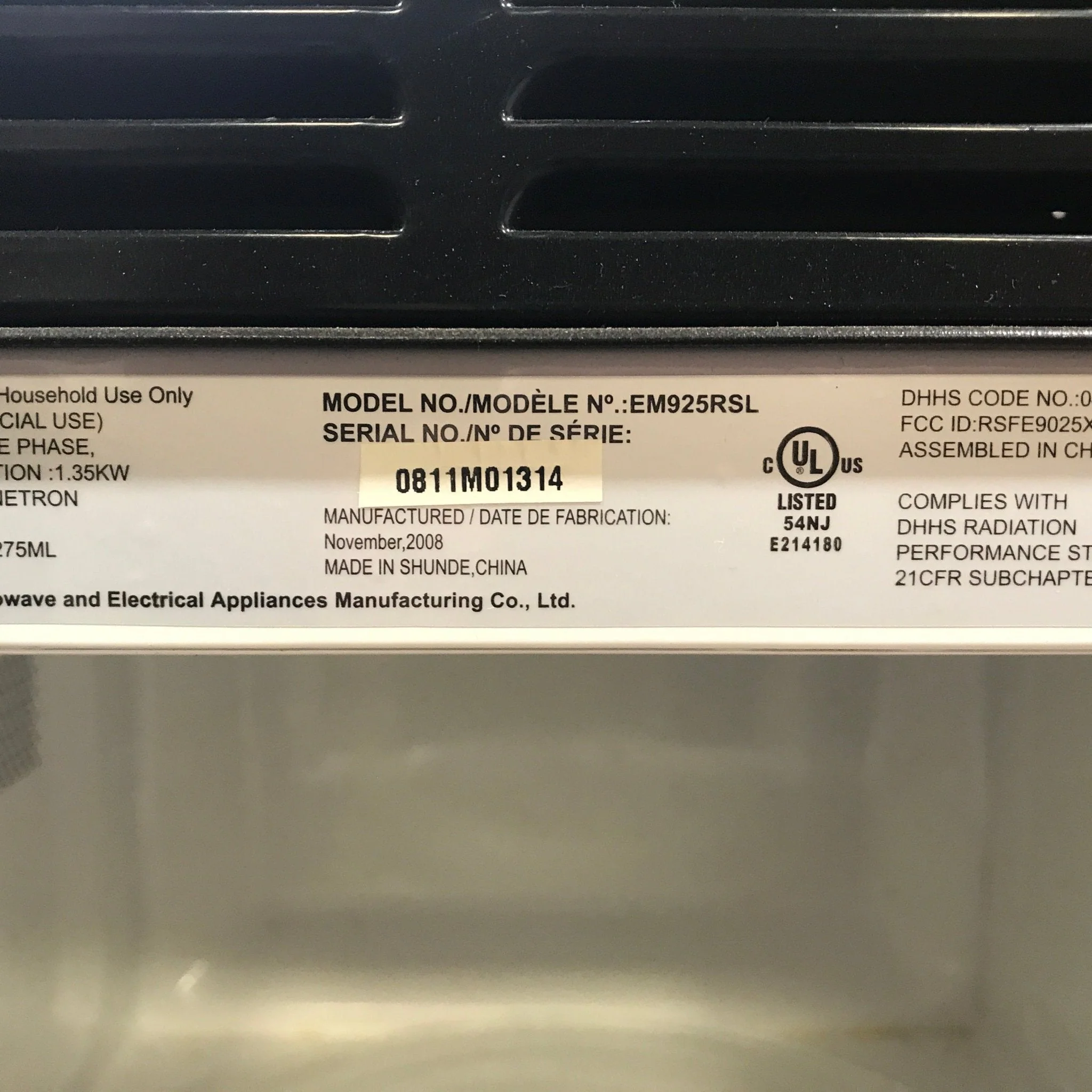 Used High Pointe RV Microwave 19" W x 10 1/2" H x 13 1/2" D - Image 3