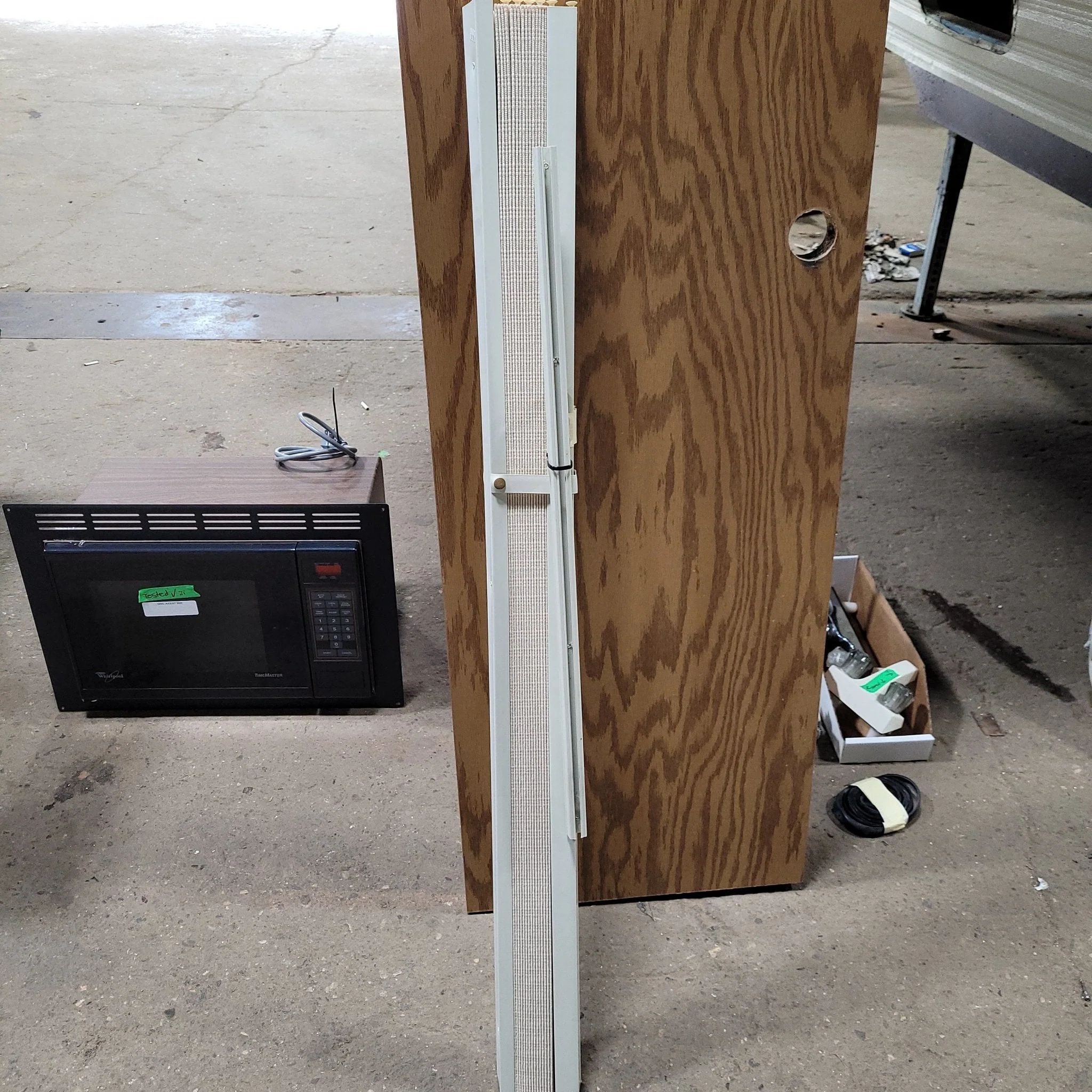 Used Interior Fabric Folding Door 30" W X 50" H X 1 3/4" D - Image 2