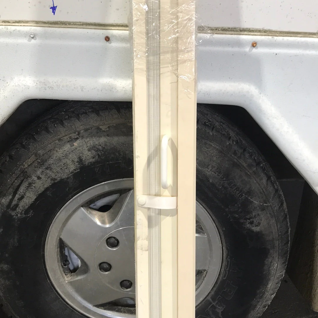 Used Interior Fabric Folding Door 43" W X 60 1/4" H X 2" D - Image 4