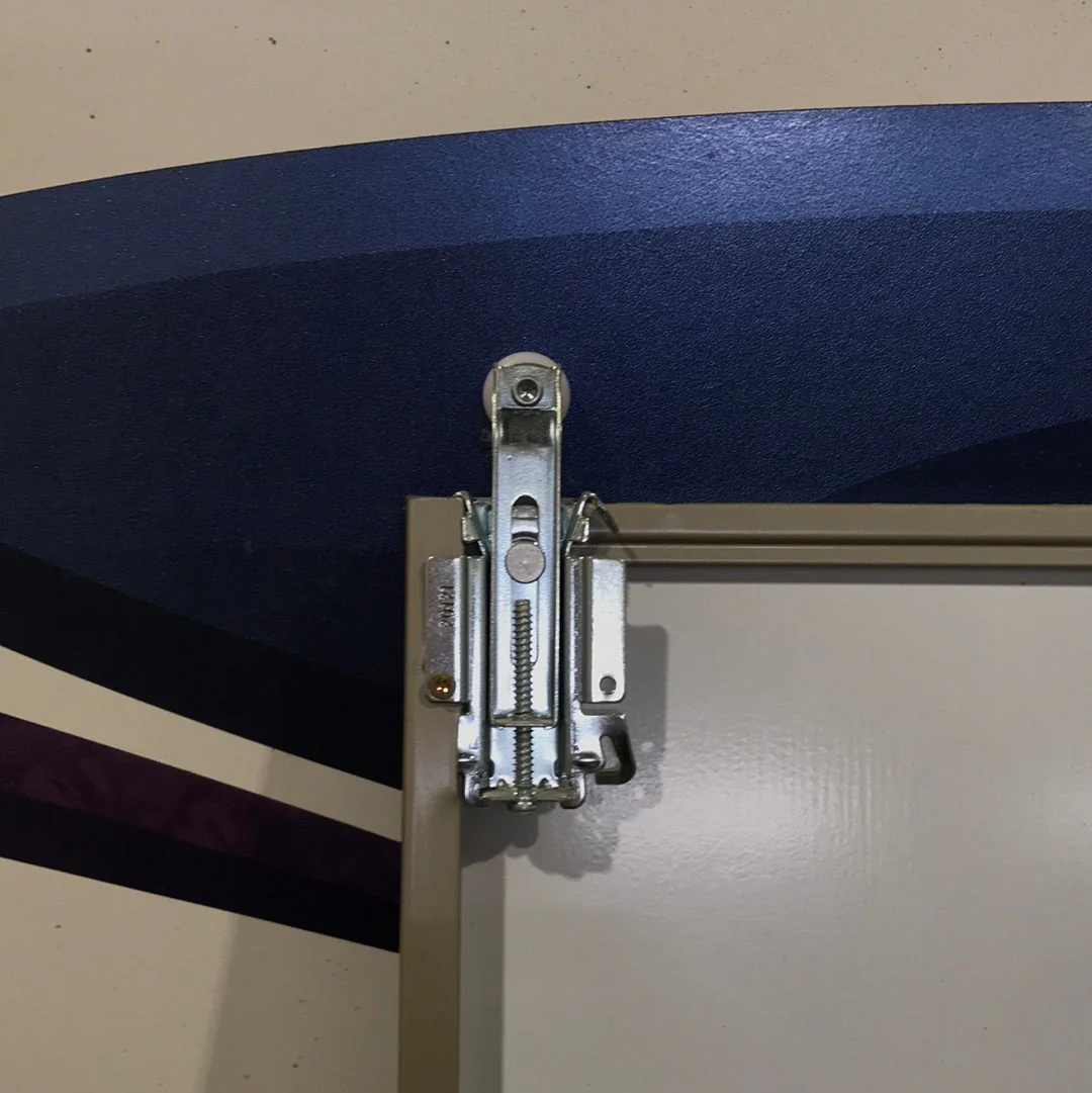 Used Interior Sliding Metal Door 17-3/4"W x 55"H x 3/4"D - Image 4