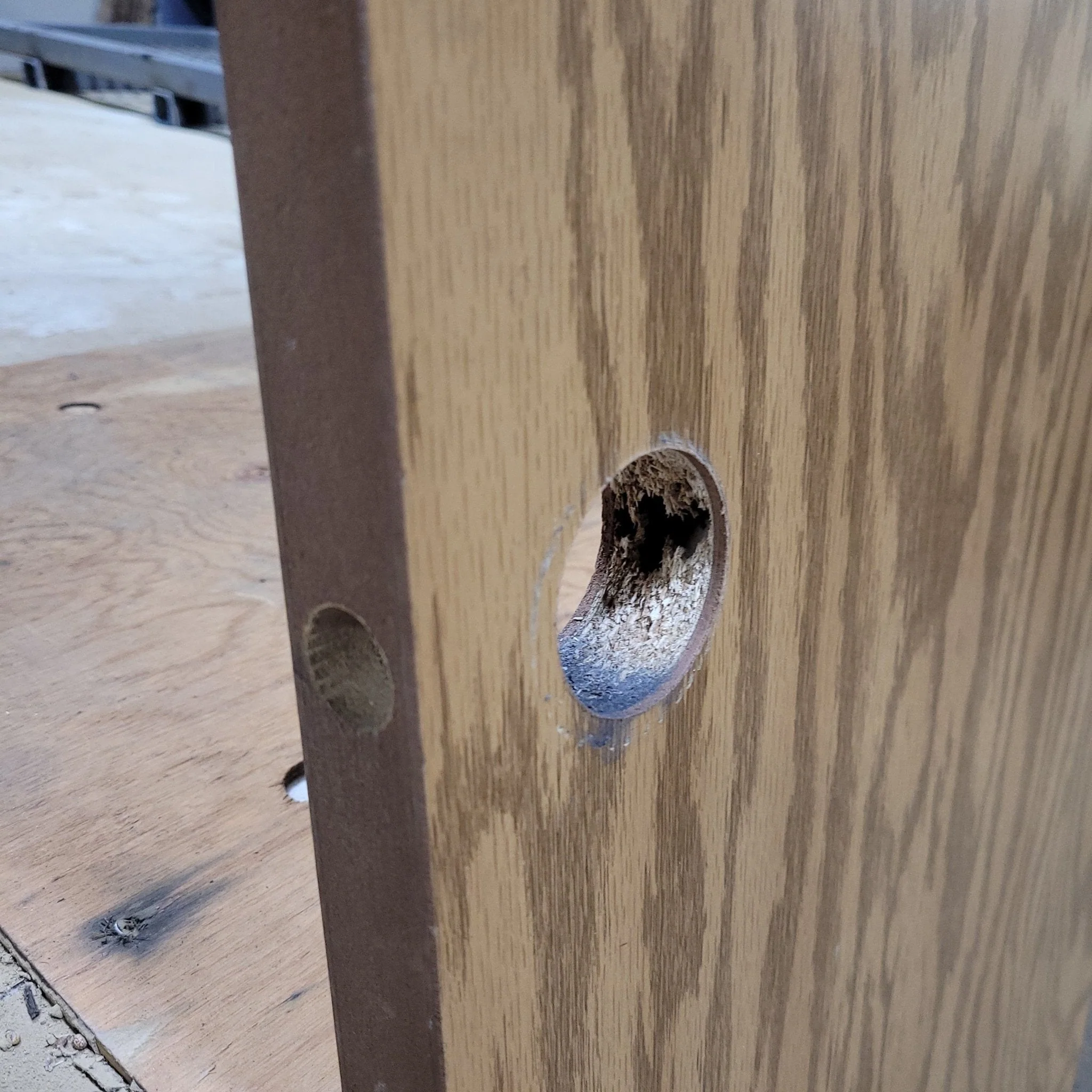 Used Interior Wooden Door 19 7/8" W X 75" H X 1 3/8" D - Image 4