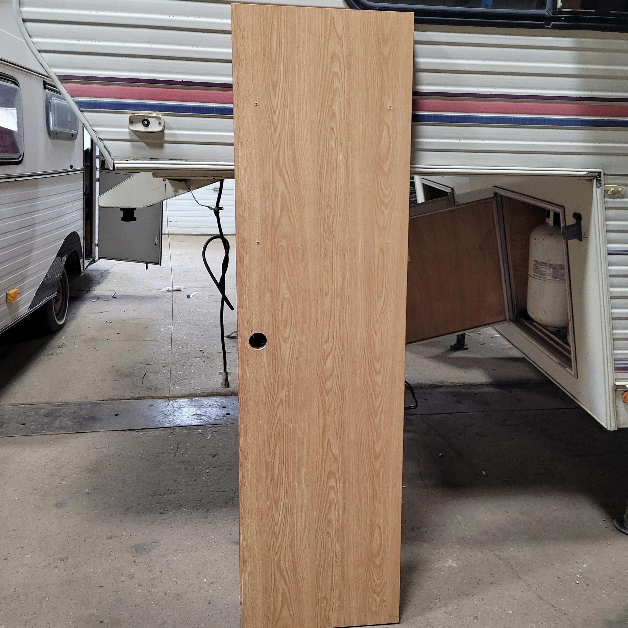 Used Interior Wooden Door 20 1/4" W X 74 3/4" H X 1 1/4" D
