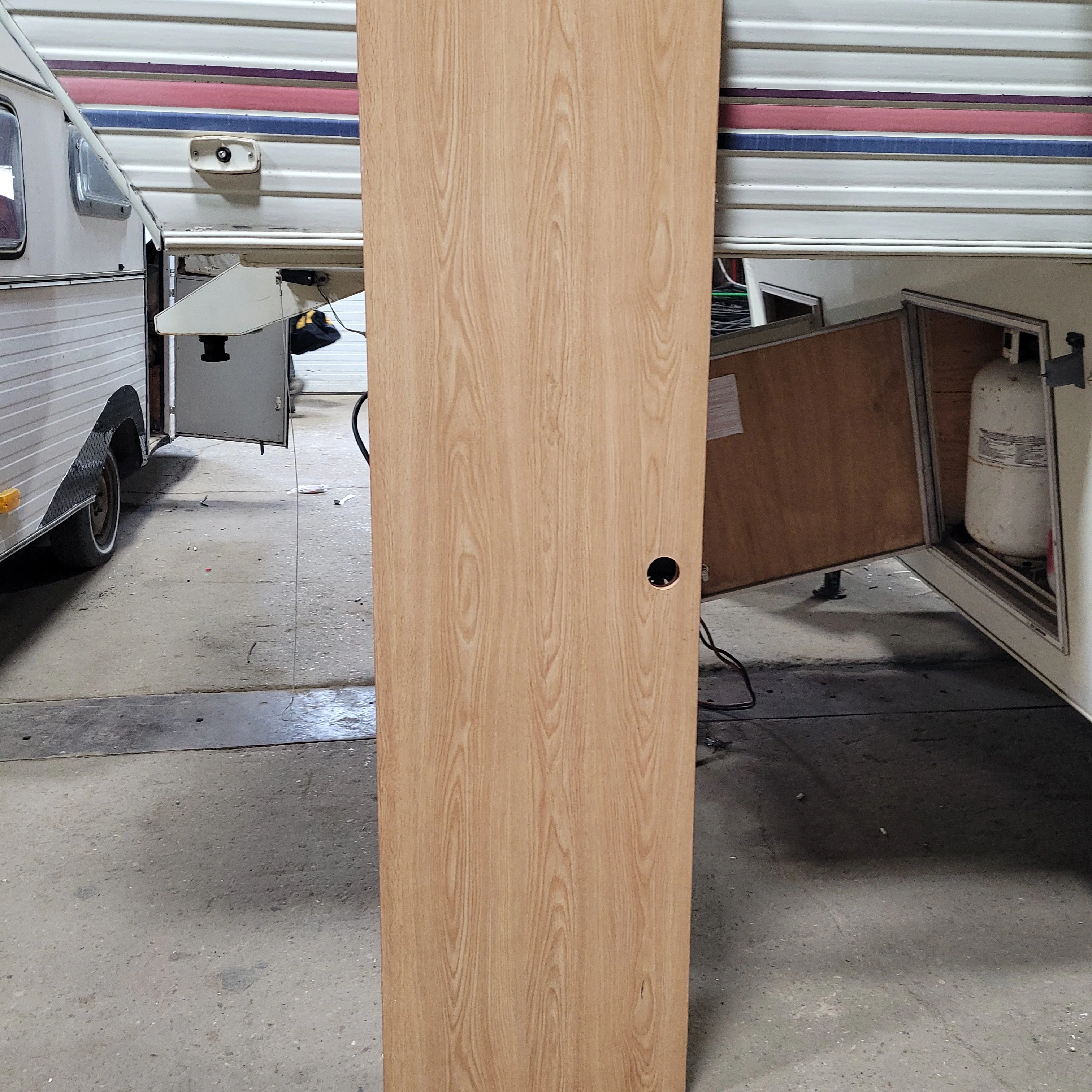Used Interior Wooden Door 20 1/4" W X 74 3/4" H X 1 1/4" D - Image 3
